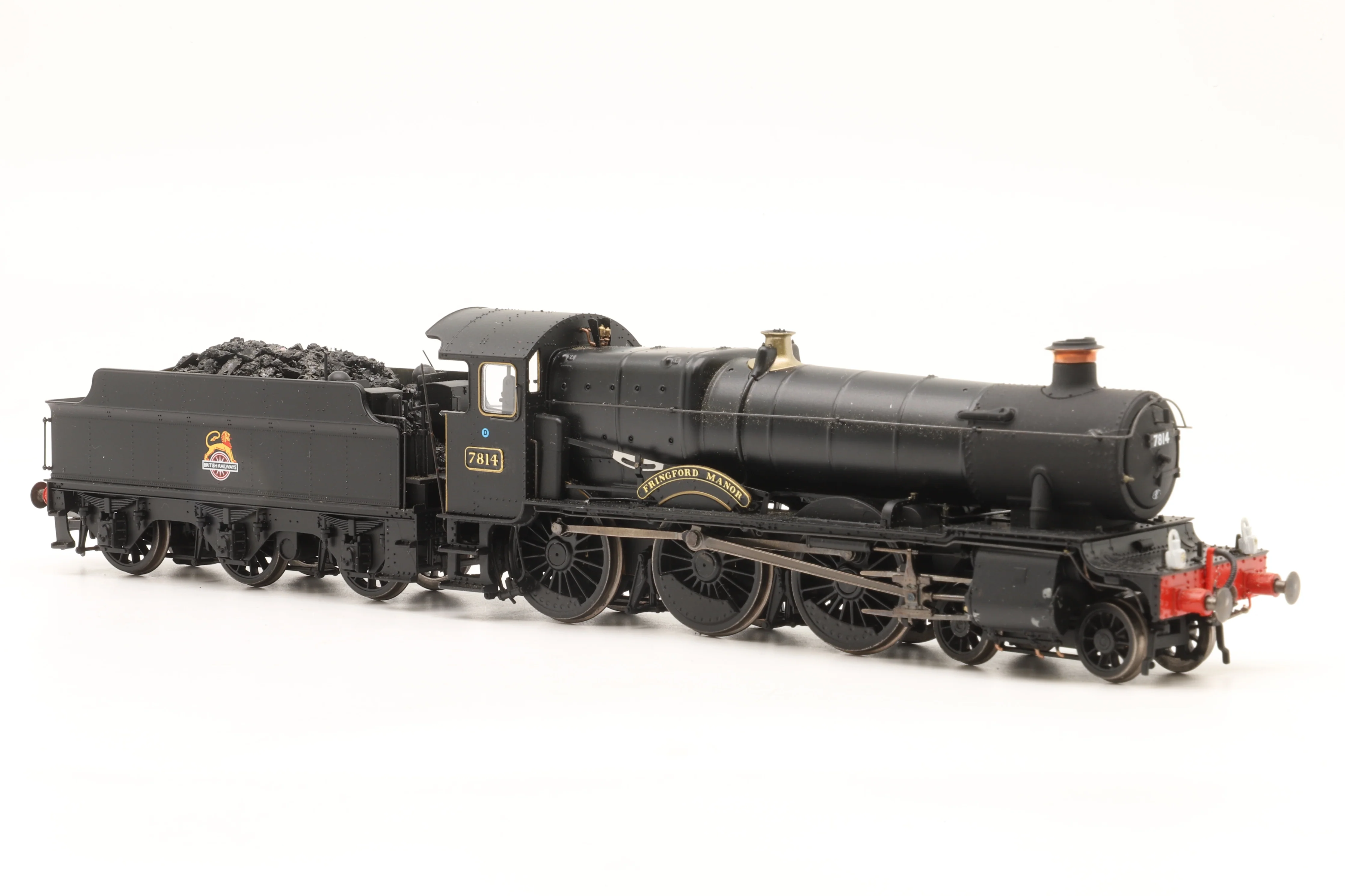 Accurascale OO ACC2500-7814 GWR Manor '7814' 'Fringford Manor' BR Unlined Black Large Early Crest DCC Sound