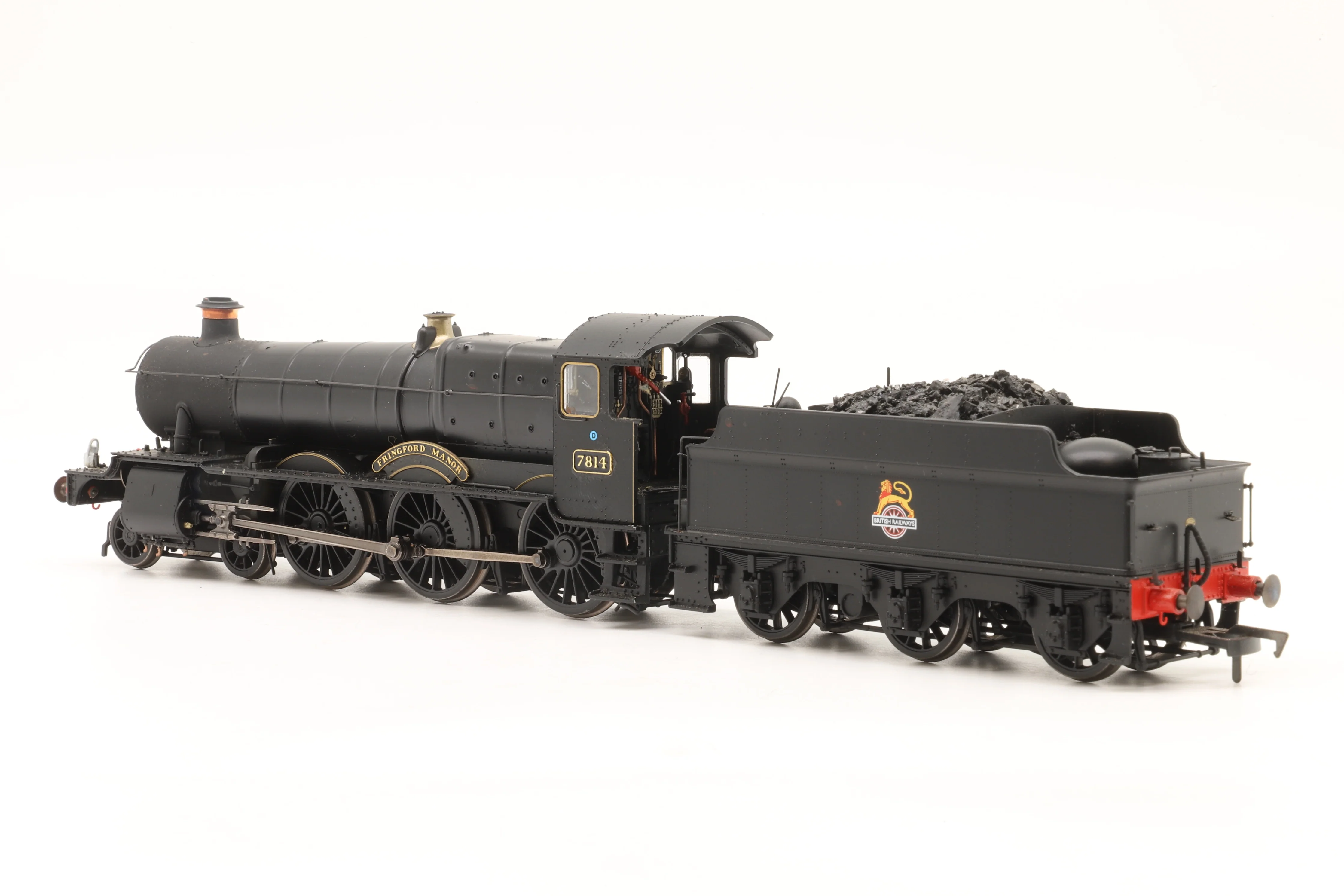 Accurascale OO ACC2500-7814 GWR Manor '7814' 'Fringford Manor' BR Unlined Black Large Early Crest DCC Sound - Image 2