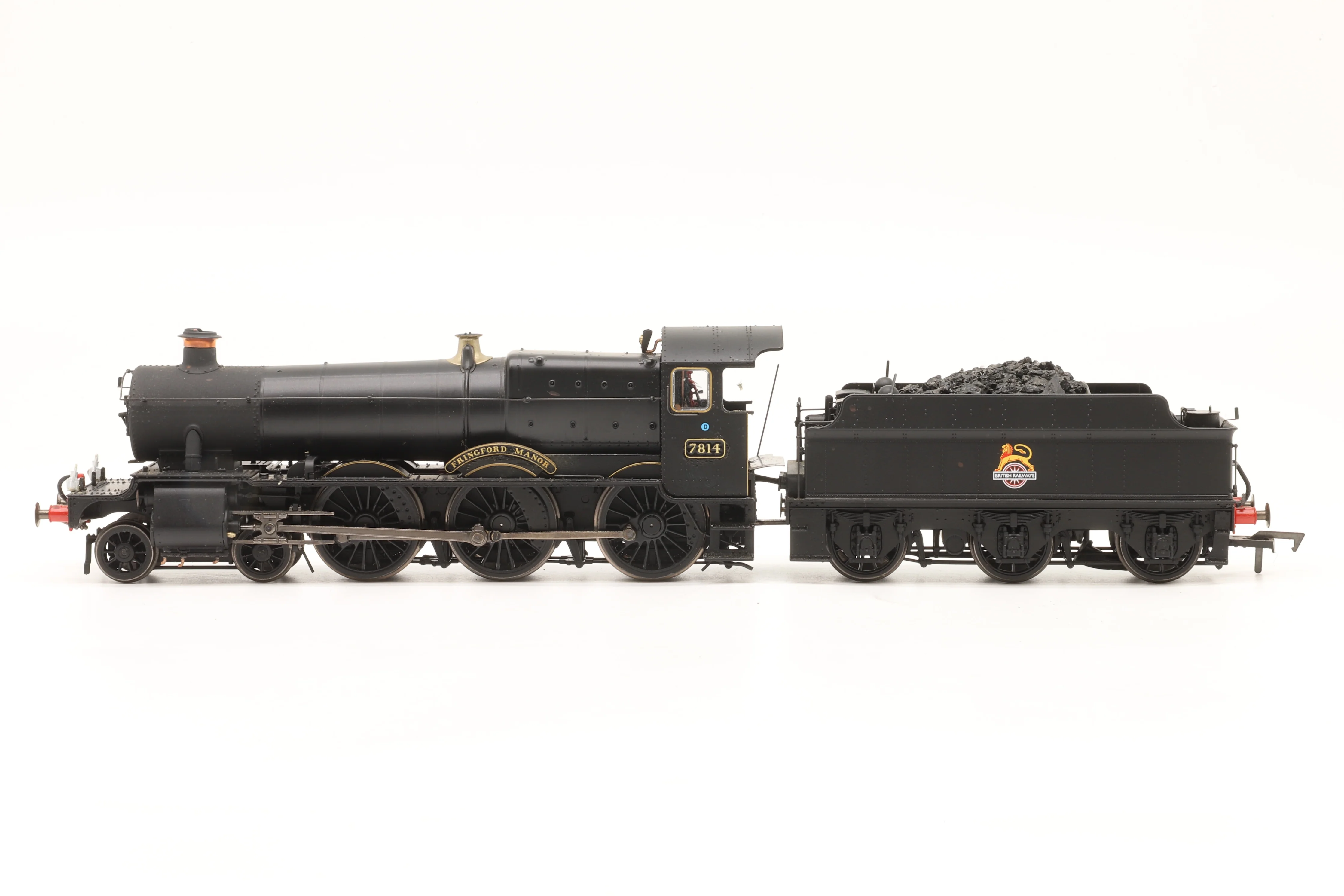 Accurascale OO ACC2500-7814 GWR Manor '7814' 'Fringford Manor' BR Unlined Black Large Early Crest DCC Sound - Image 3