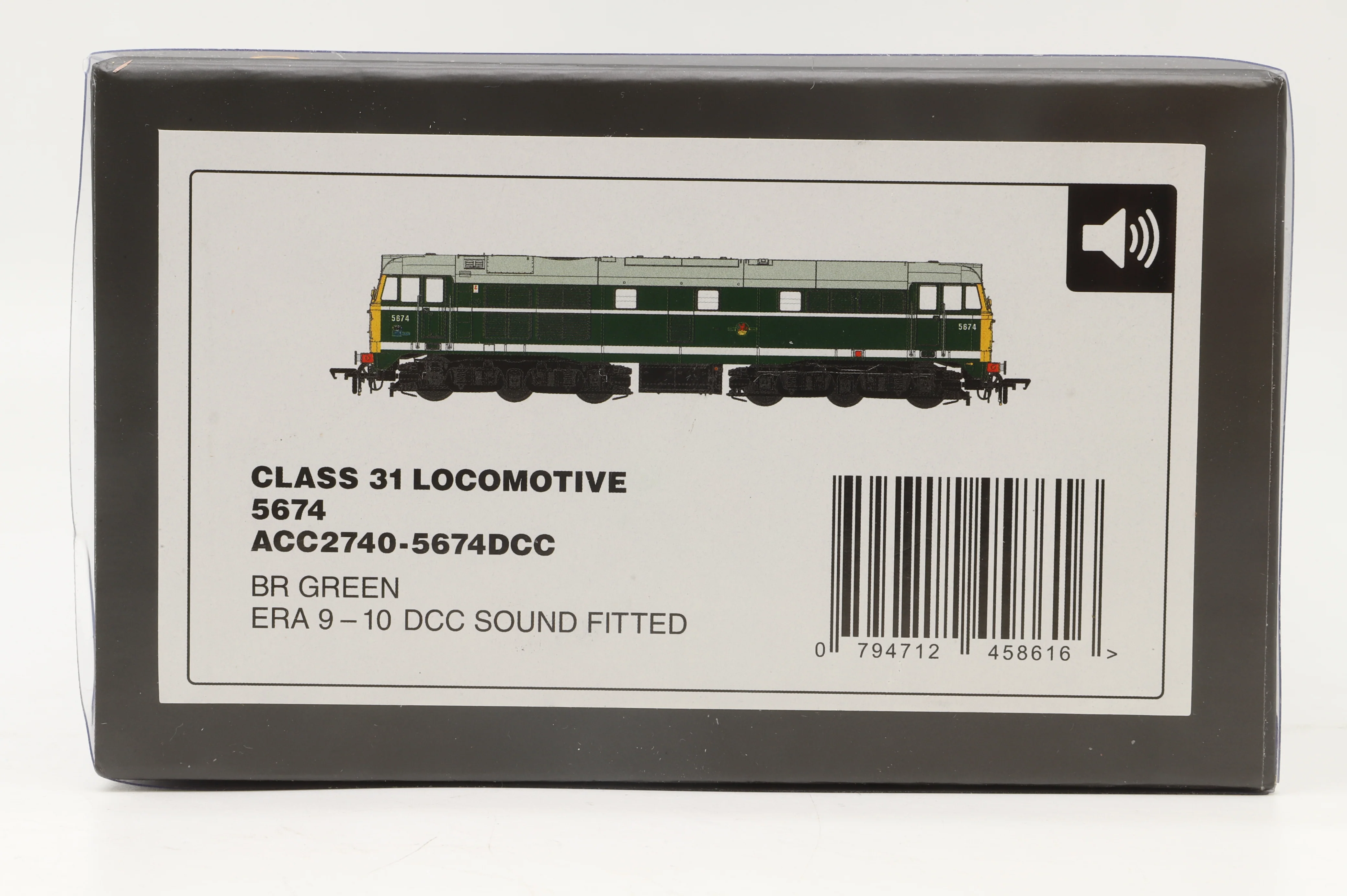 Accurascale OO ACC2740 Class 31 5674 in BR Green w/ FYEs - DCC Sound - Image 6