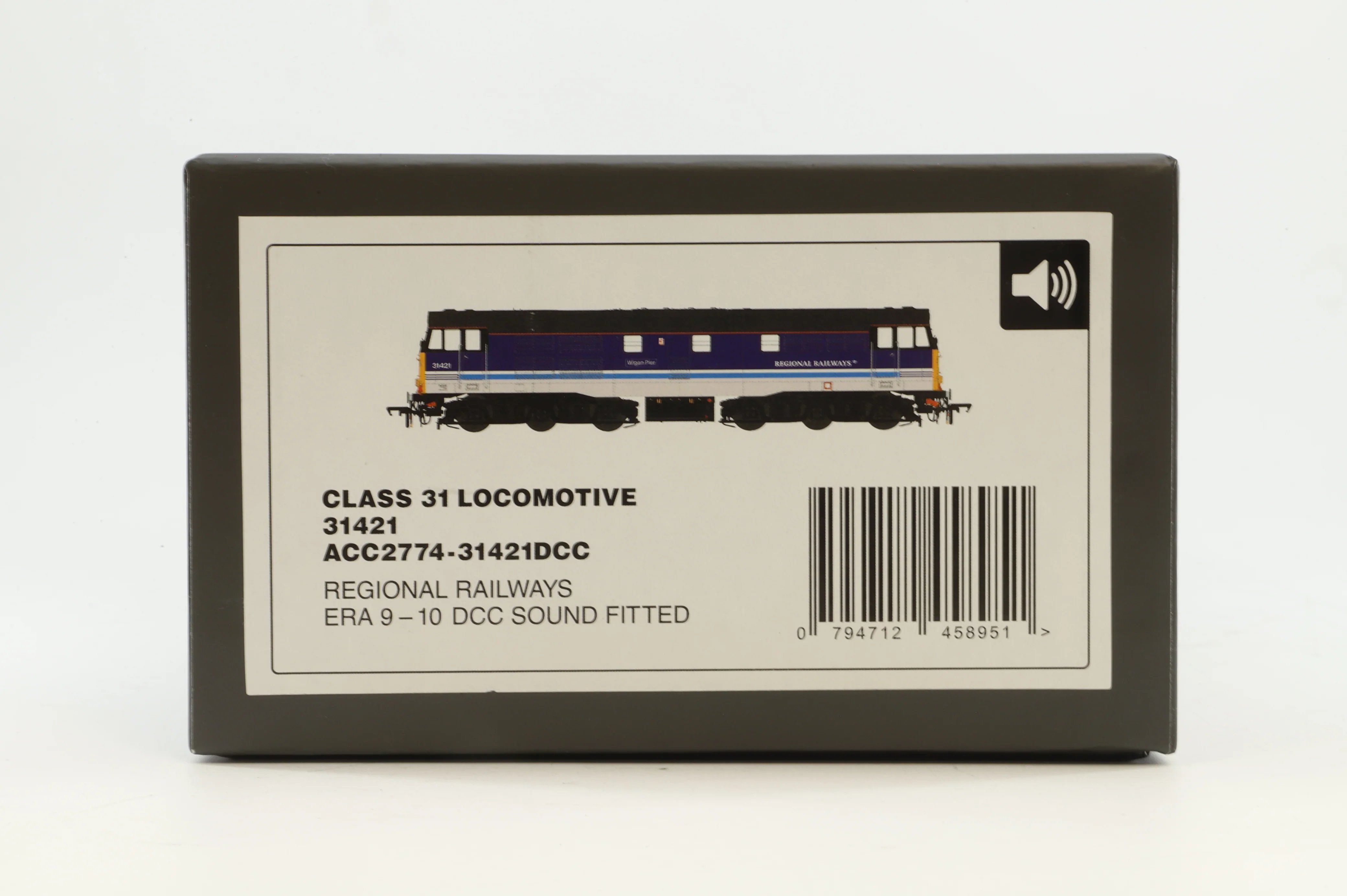 Accurascale OO ACC2773 Class 31 31421 'Wigan Pier' in BR Regional Railways Livery - DCC Sound - Image 3