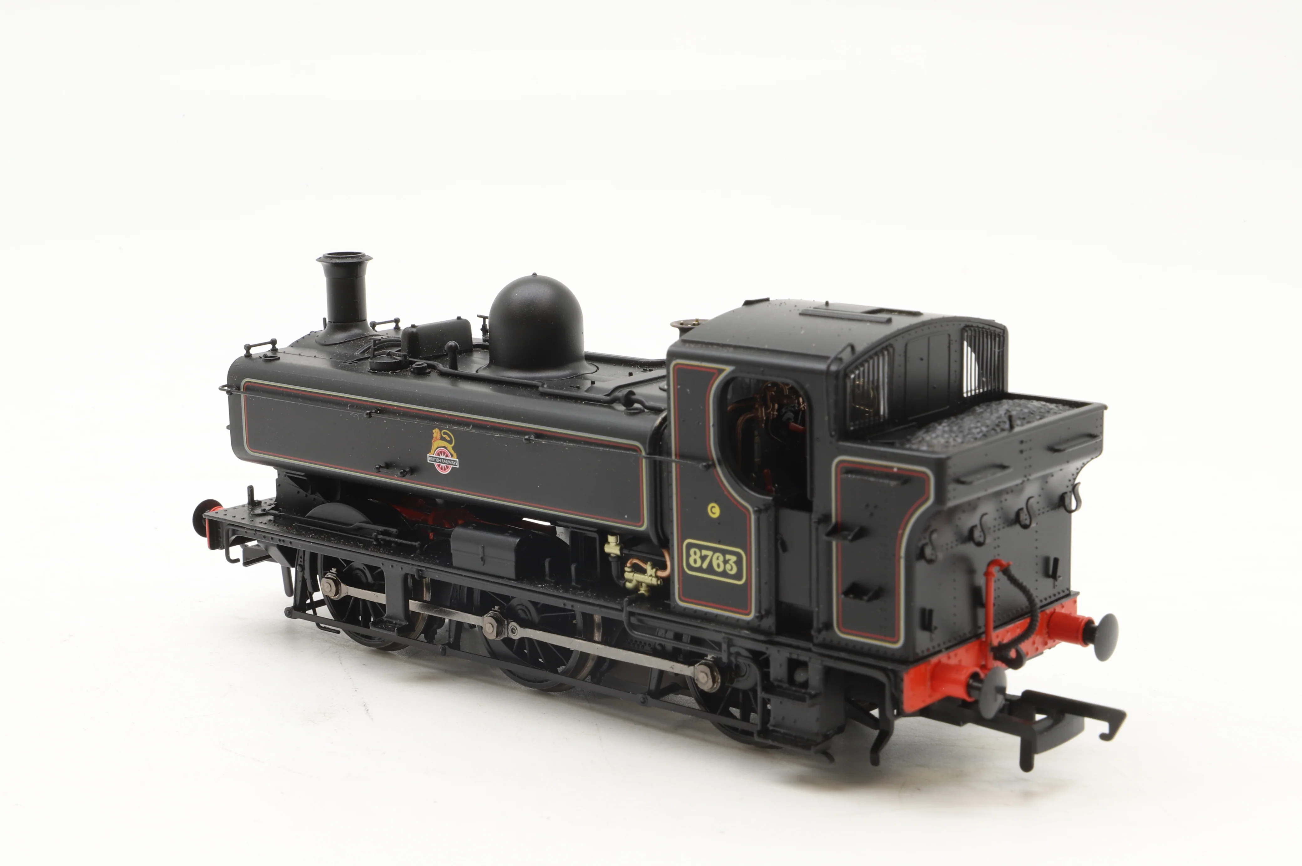 Accurascale OO ACC2886 Collett 8750 Class #8763 in Lined BR Black w/ Early Crests - DCC Sound - Image 5