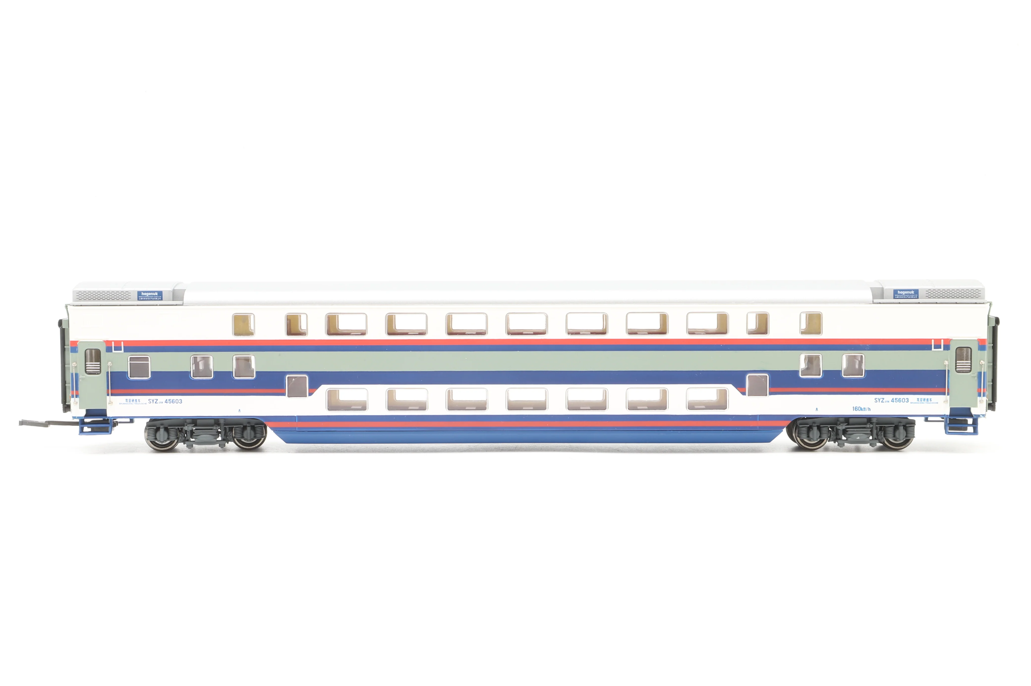 Bachmann China HO Rake of 6x SYZ25 Double Deck Coaches - Image 4