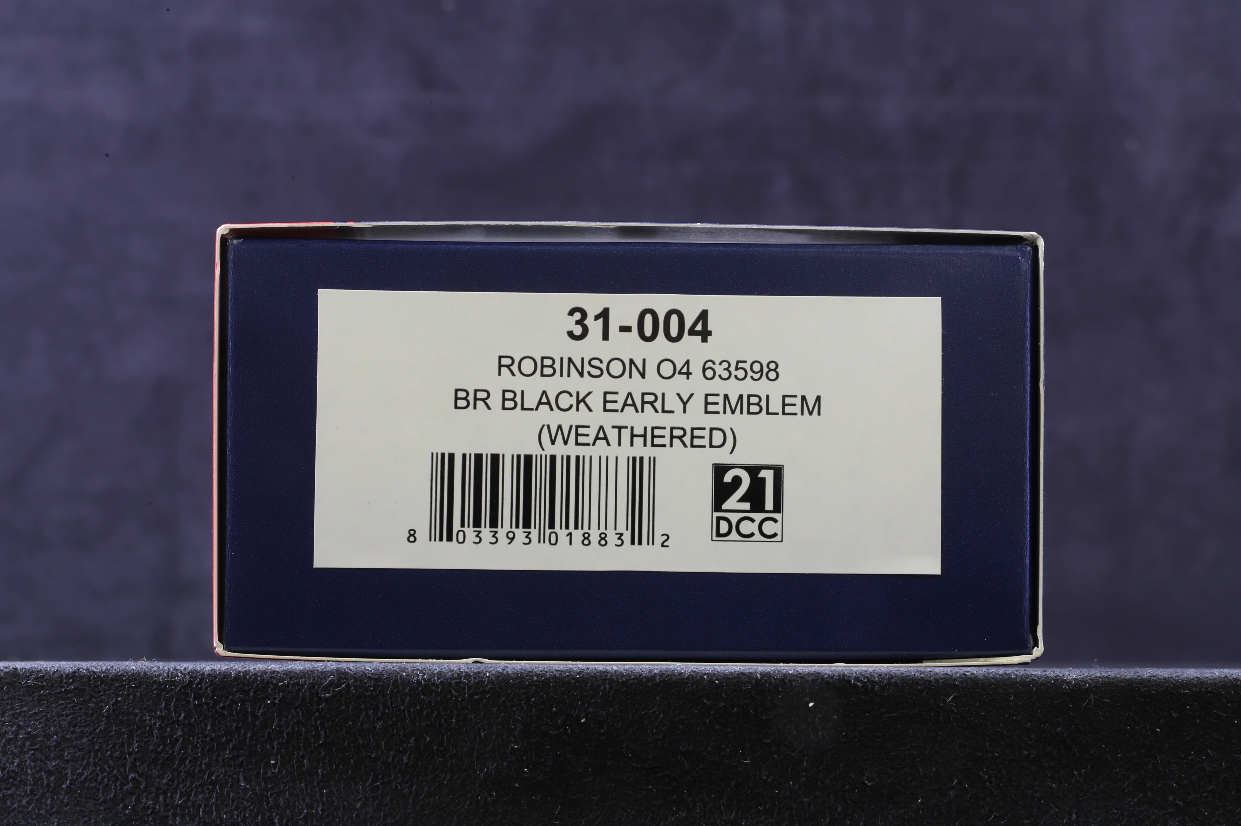 Bachmann OO 31-004 Robinson O4 63598 in BR Black with Early Crests - Weathered - Image 3