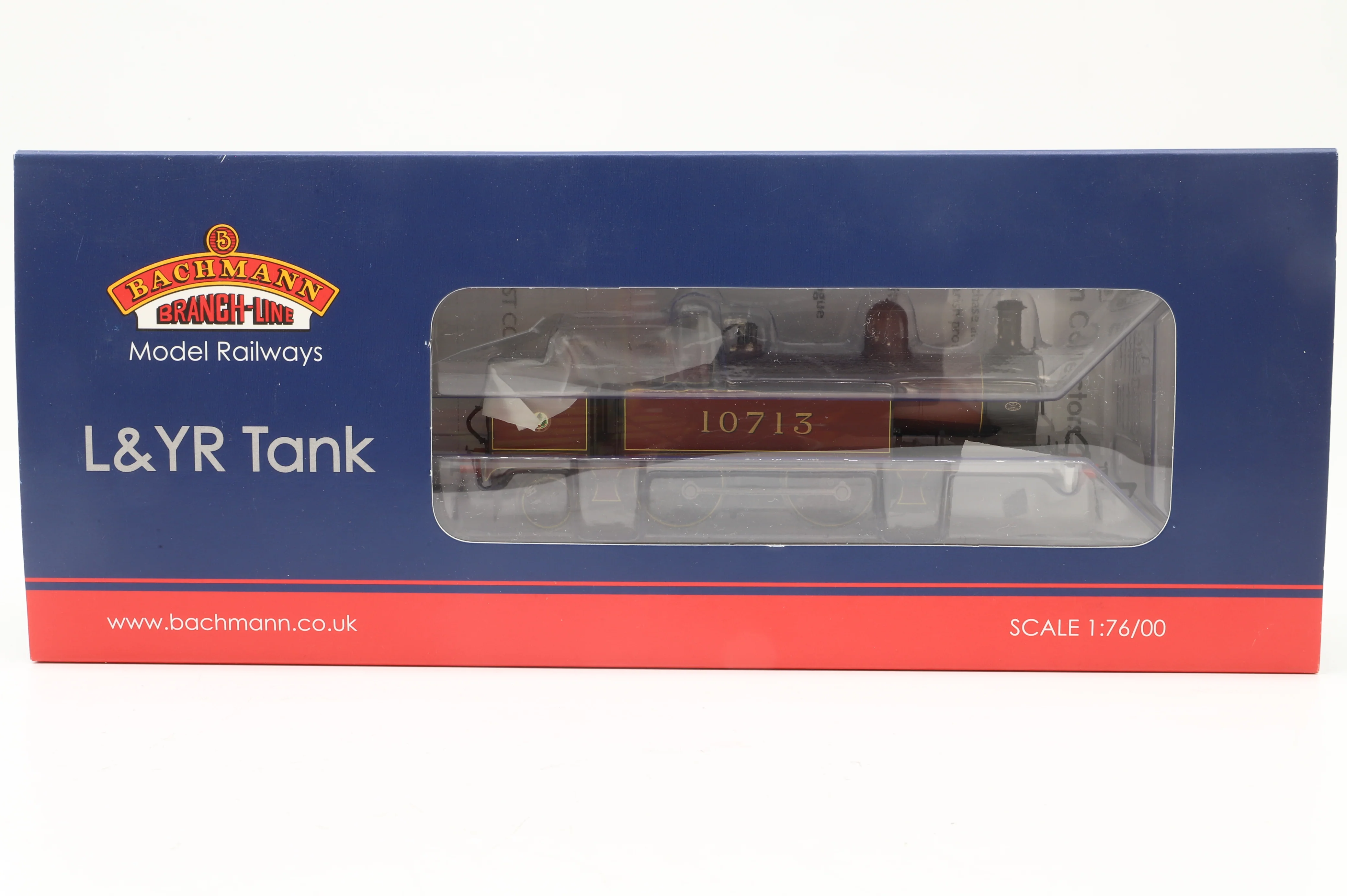 Bachmann OO 31-168 L&YR 2-4-2 Tank 10713 in LMS Crimson