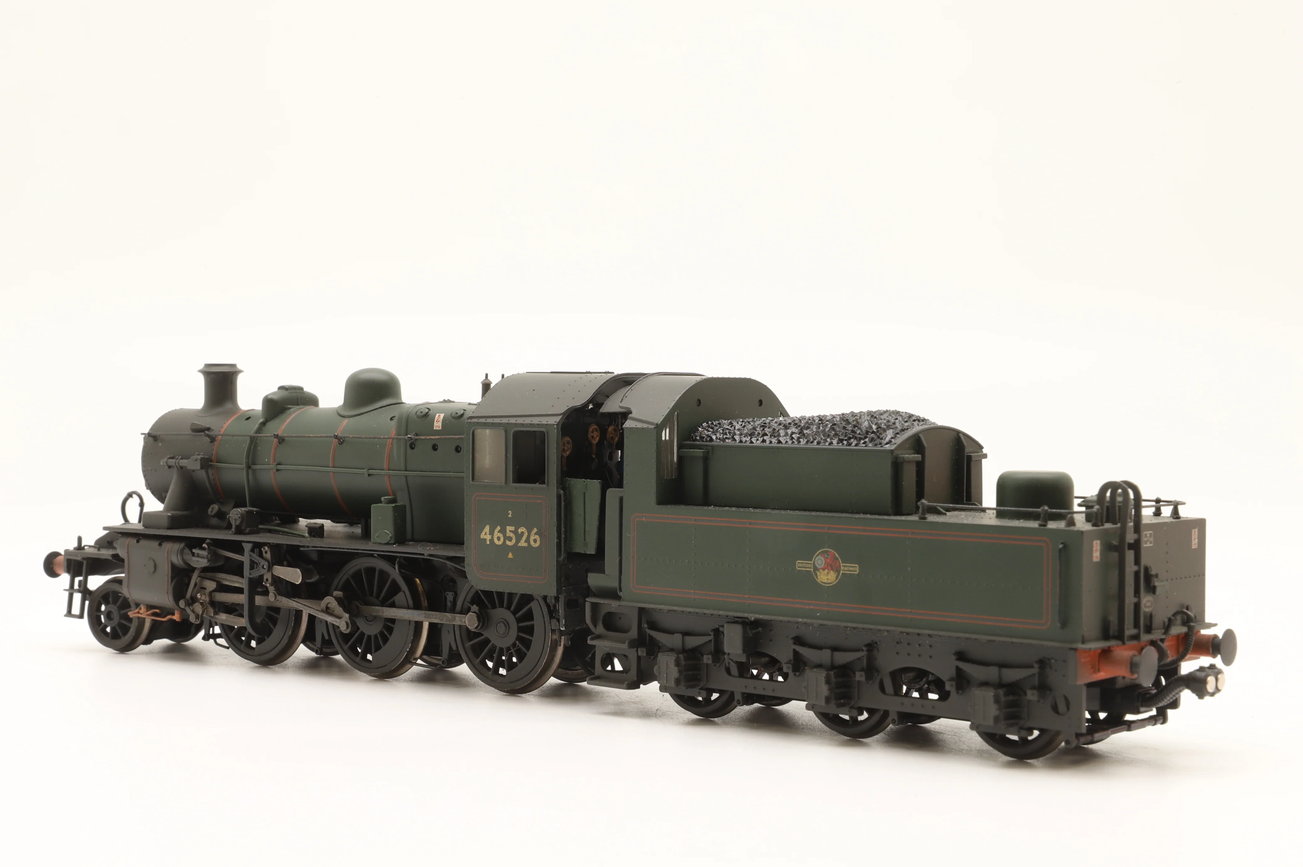 Bachmann OO 32-828A Ivatt Class 2MT 2-6-0 '46526' BR Green L/C Weathered DCC Sound - Image 2