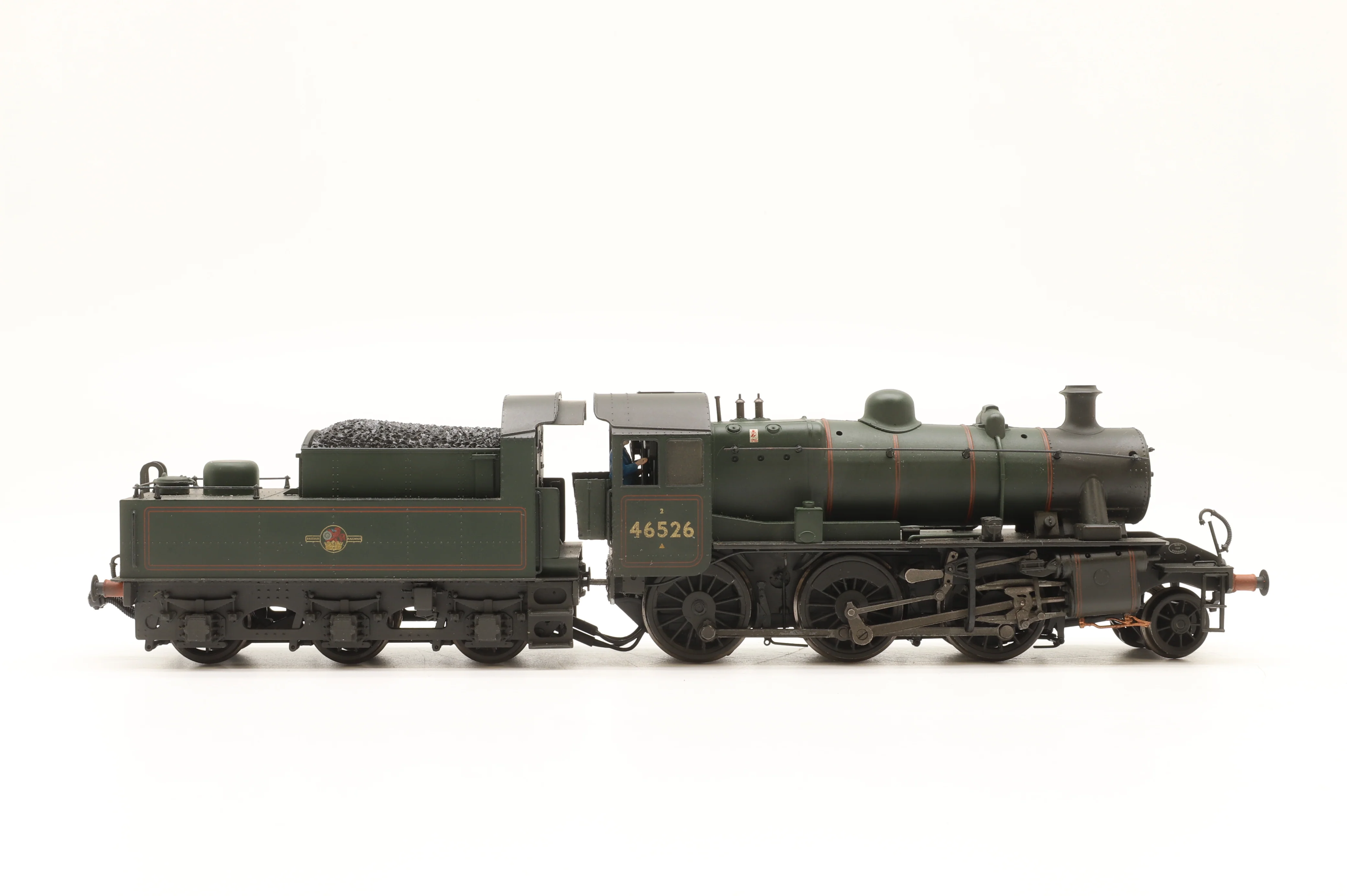 Bachmann OO 32-828A Ivatt Class 2MT 2-6-0 '46526' BR Green L/C Weathered DCC Sound - Image 5