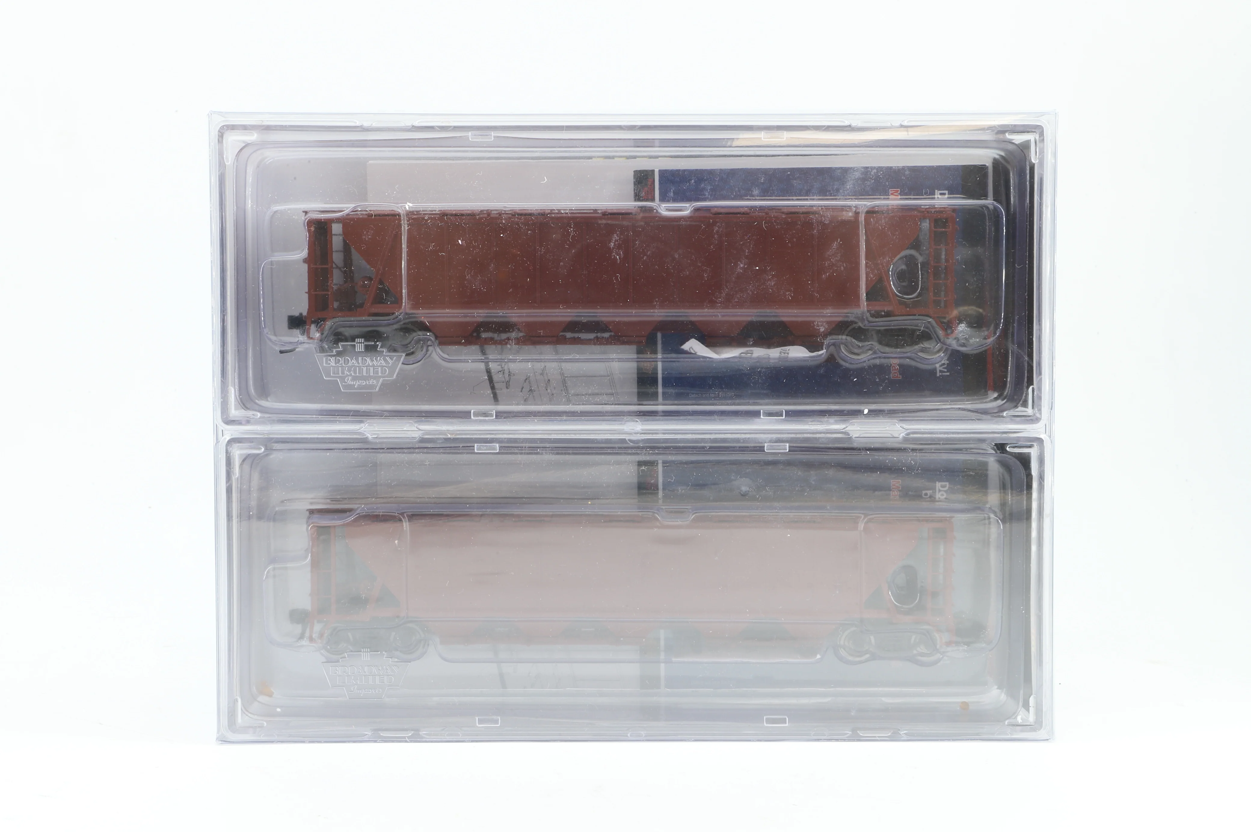 Broadway Limited HO Pack Of 4 H32 Covered Hopper Wagons Unlettered