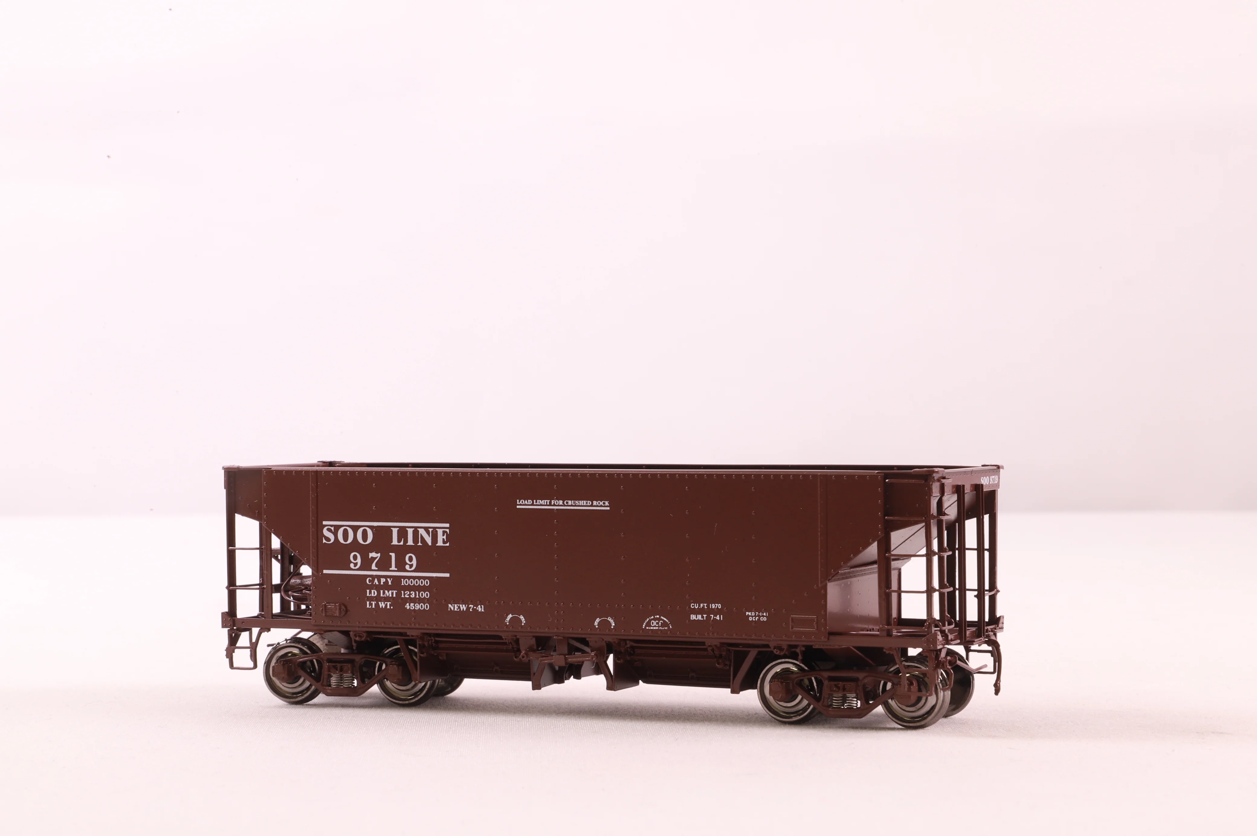 Challenger Imports HO Brass 2389.1 Hart Ballast Car SOO Selective Service HK-50-4 '9719'