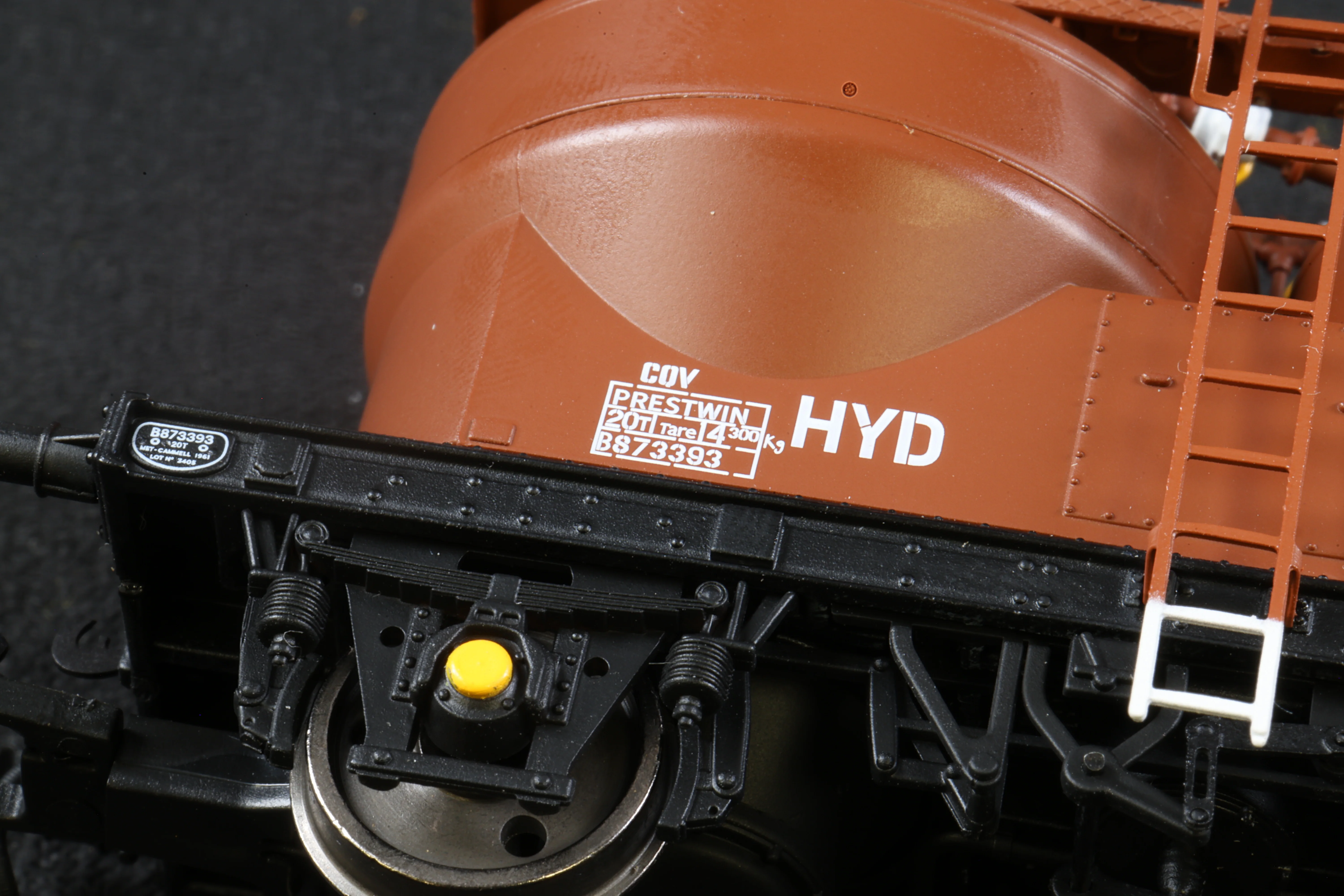 Clark Railworks OO Gauge C3042C BR Bauxite Prestwin Wagons (3-Pcs), B873393, B873729 & B873758 (TOPS) - Image 4