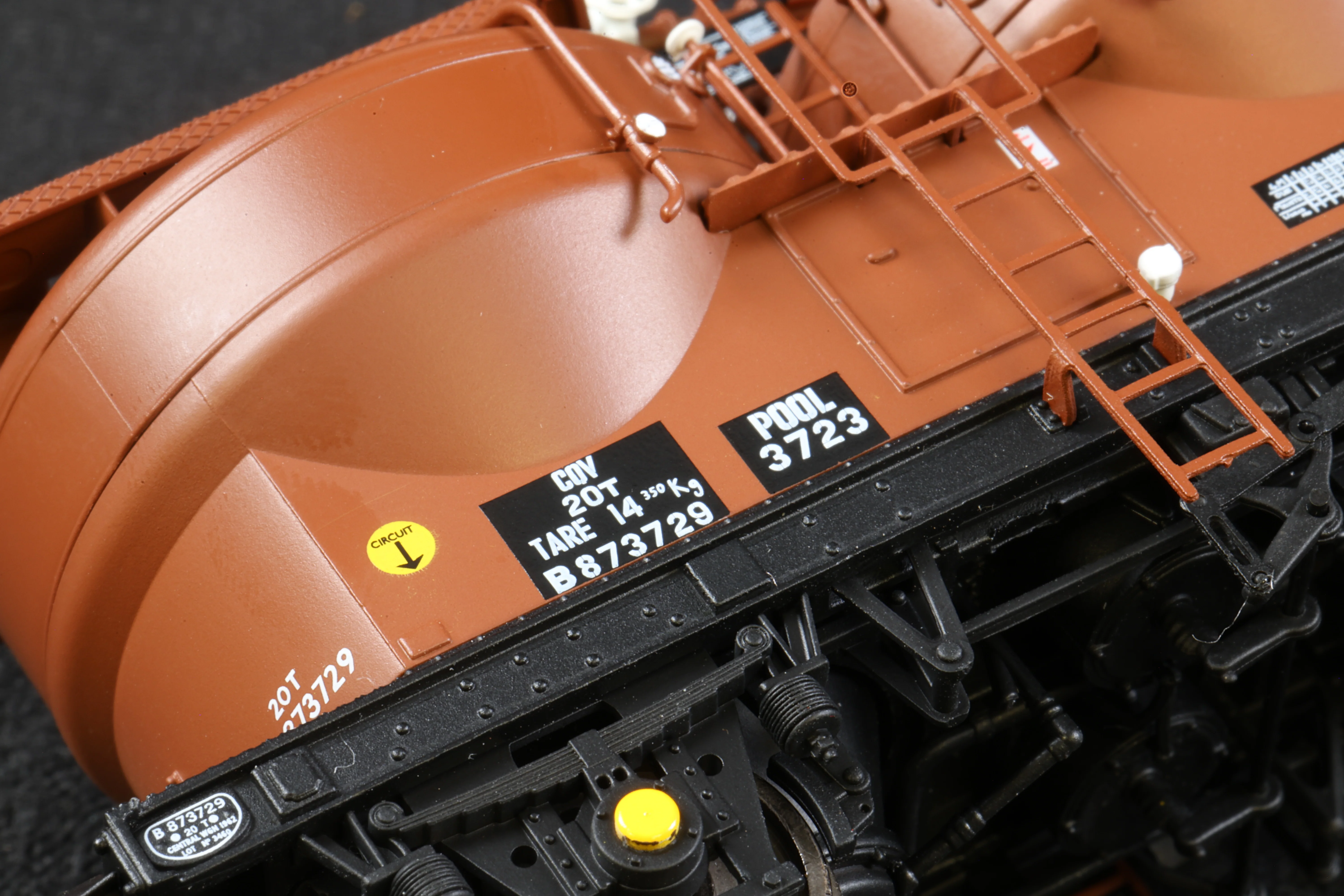 Clark Railworks OO Gauge C3042C BR Bauxite Prestwin Wagons (3-Pcs), B873393, B873729 & B873758 (TOPS) - Image 6