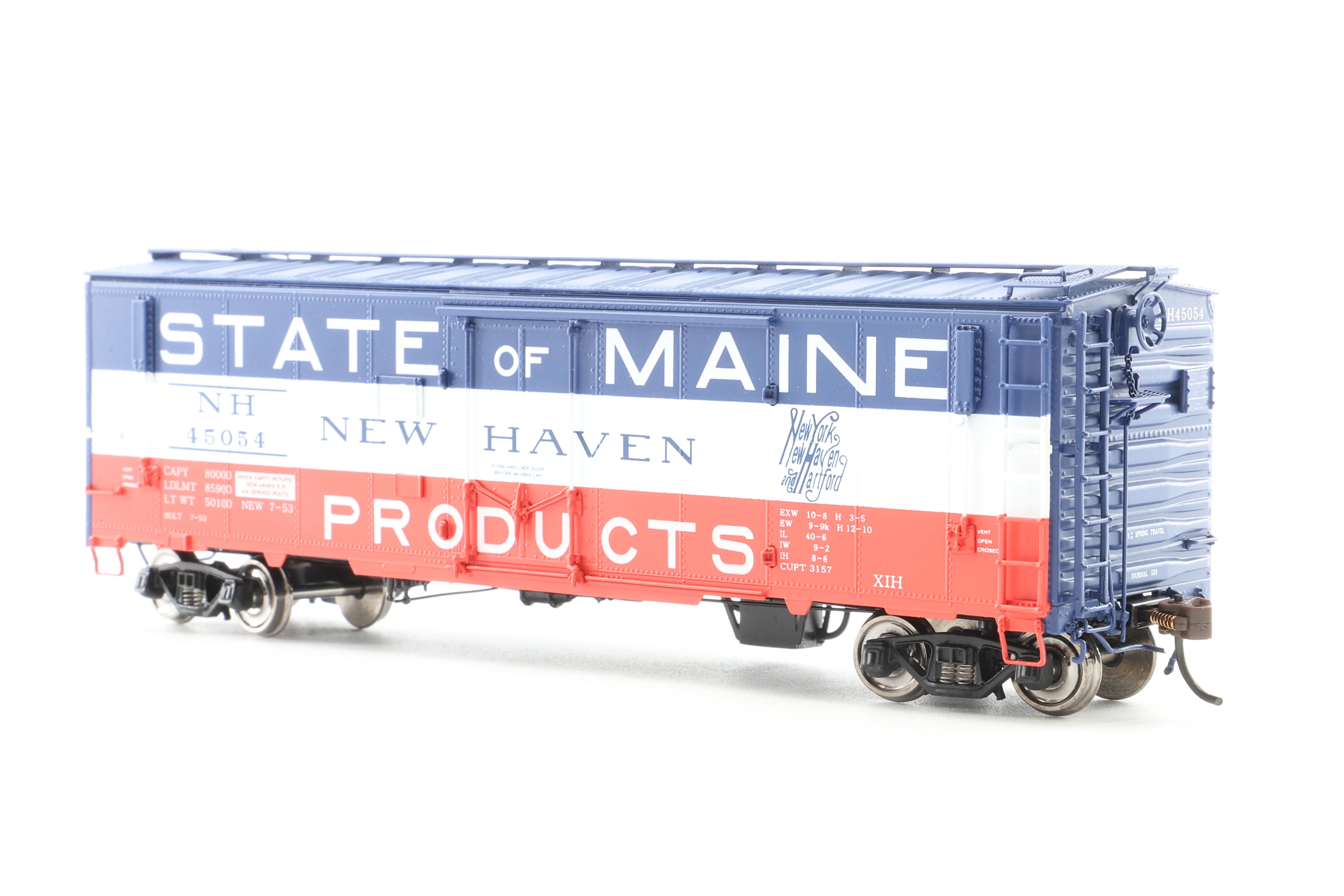 Crown Custom Imports HO Brass CCI-262P Insulated Box Car F/P State of Maine No.45054 - Image 3
