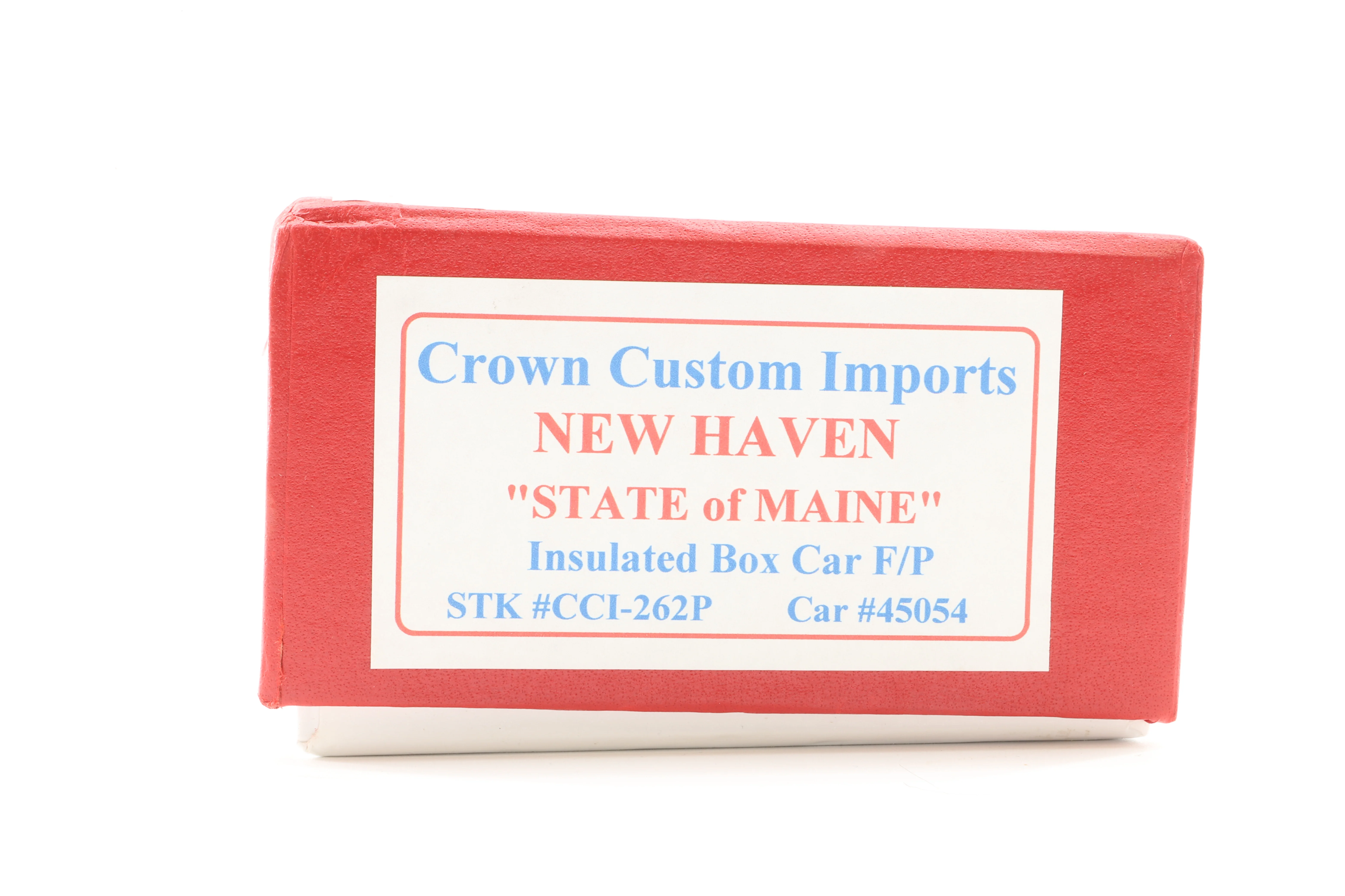 Crown Custom Imports HO Brass CCI-262P Insulated Box Car F/P State of Maine No.45054 - Image 4