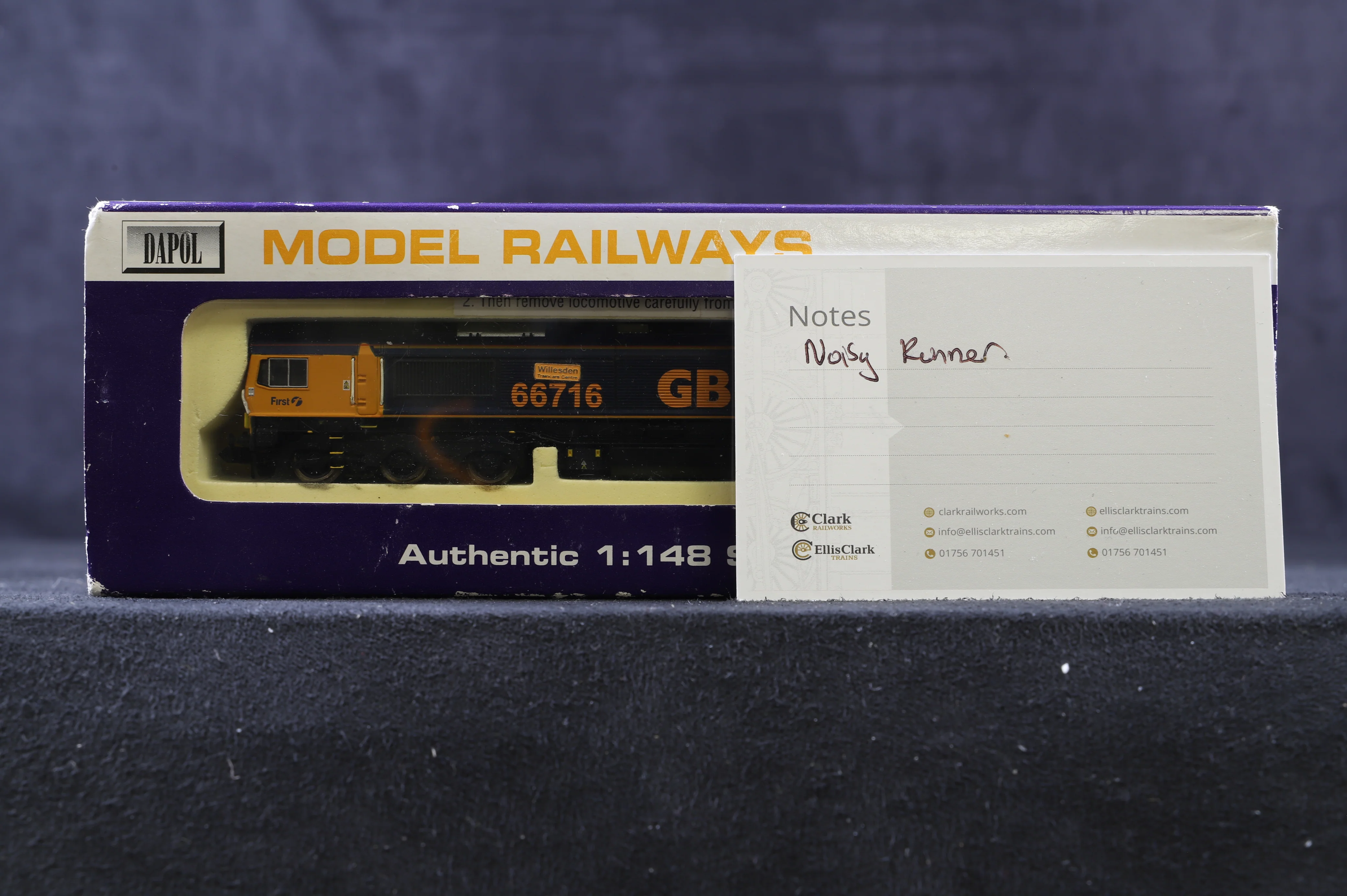 Dapol N ND-044 Class 66 '66716' GBRf - Image 3
