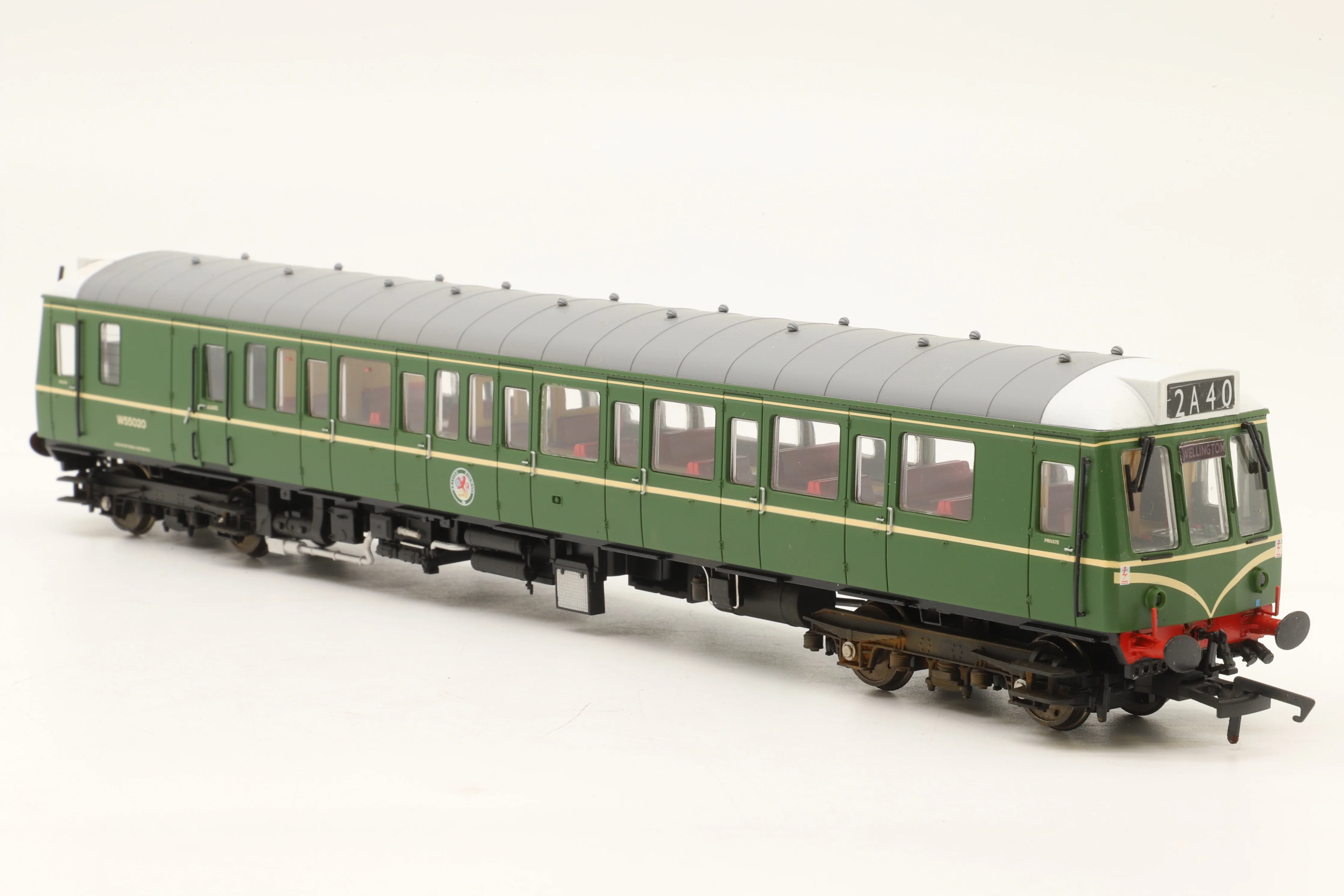 Dapol OO 4D-009-001 Class 121 Bubble Car 'W55020' BR Green Whiskers Weathered - Image 2