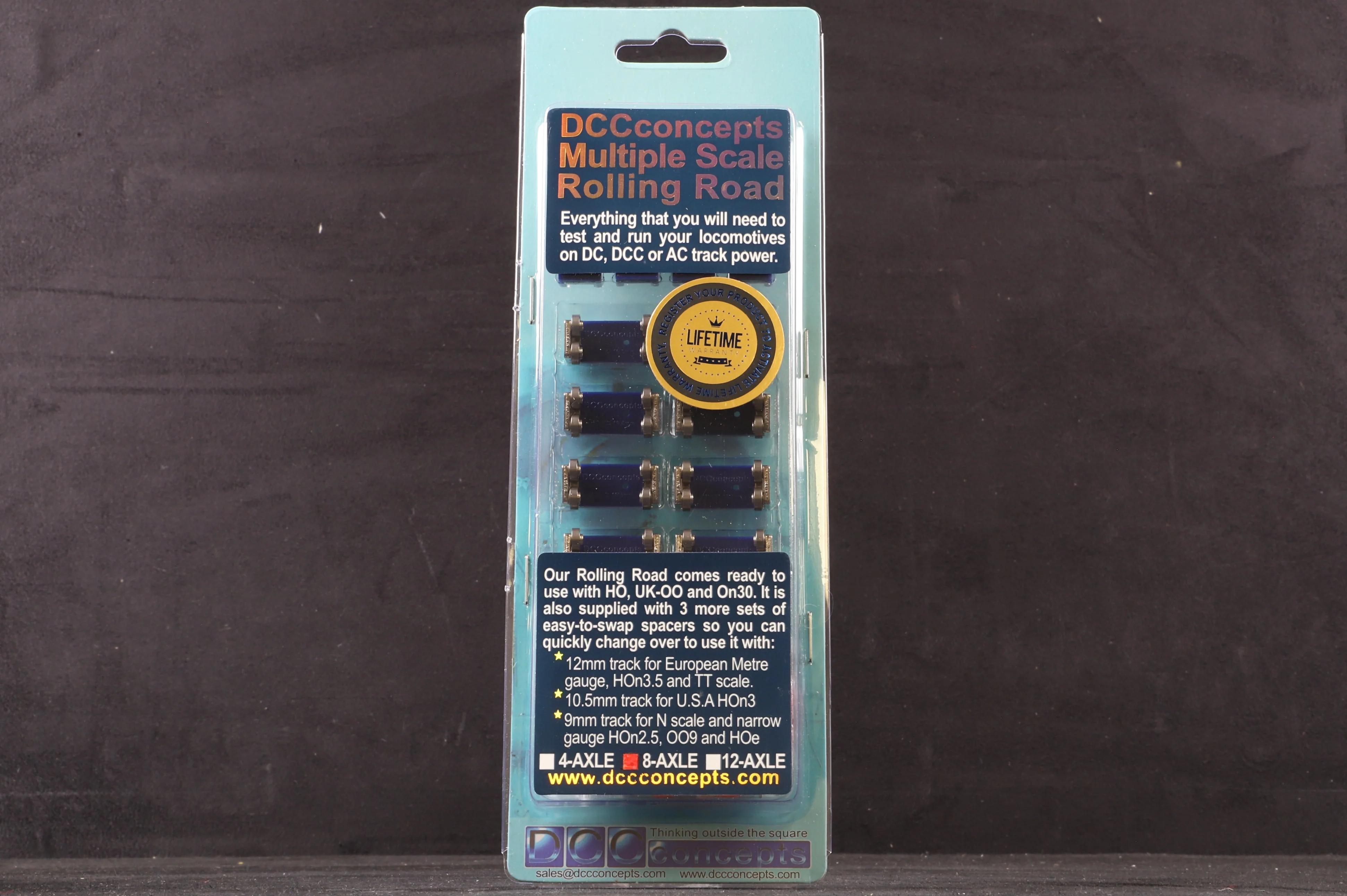 DCC Concepts Multi-Scale Rolling Road (8 Axle) DCM-RRA8