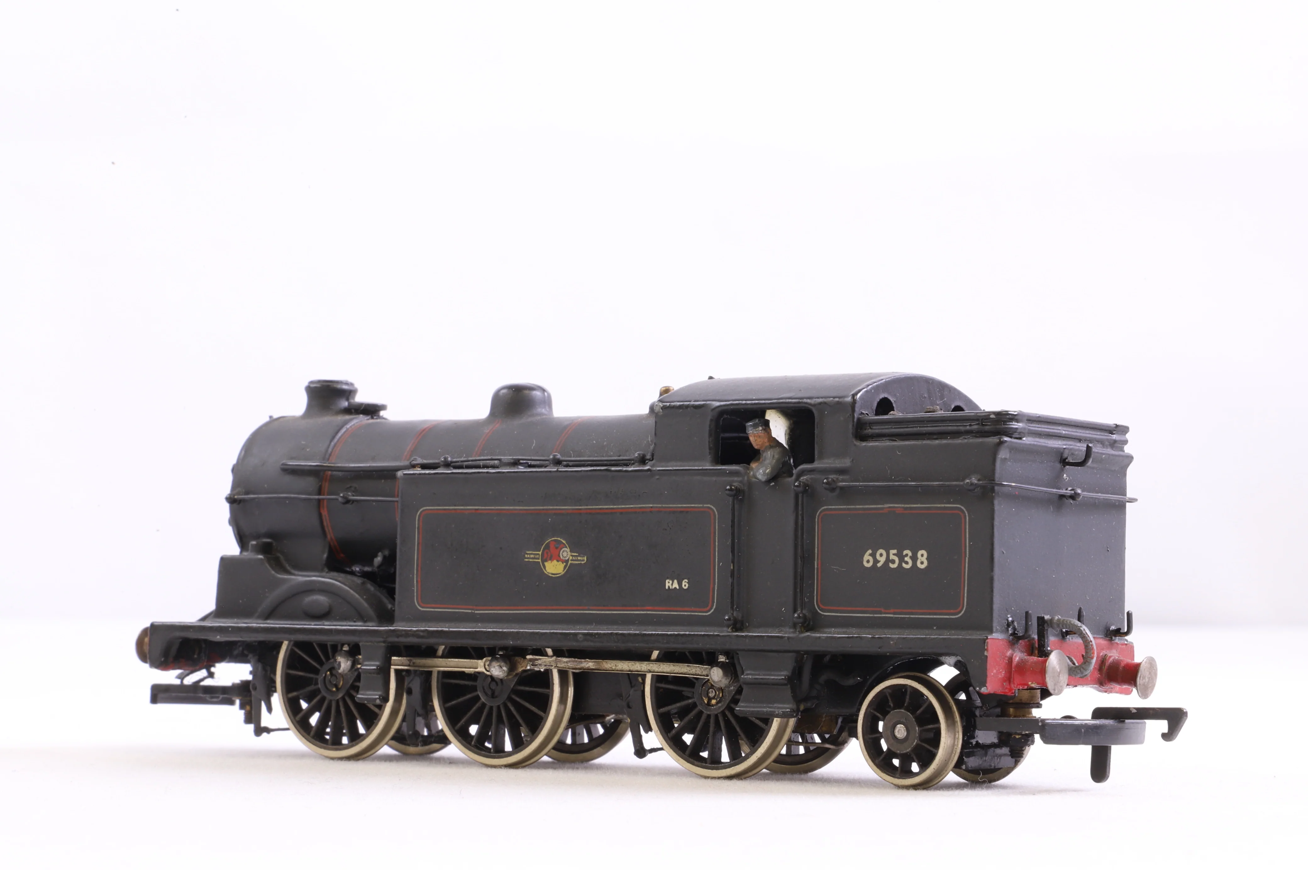 Dublo OO N2 Class '69538' BR Lined Black L/C - Image 2