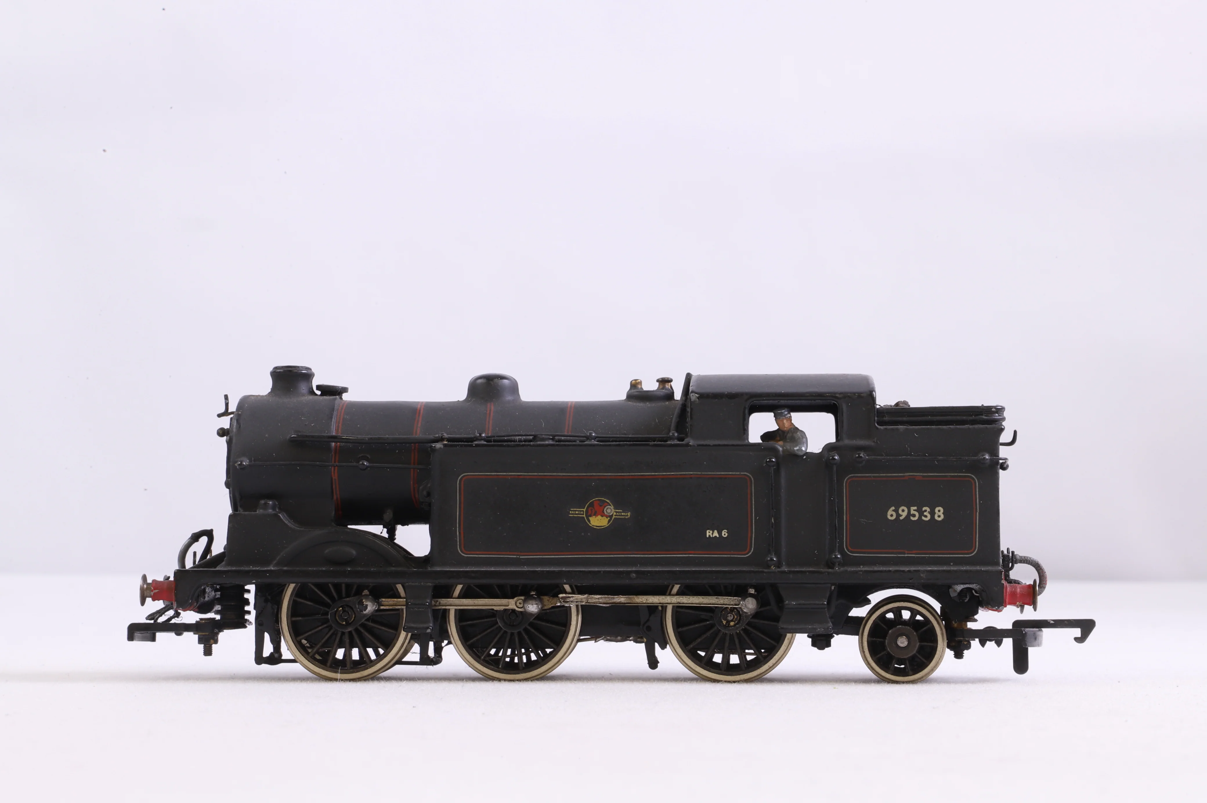 Dublo OO N2 Class '69538' BR Lined Black L/C - Image 3