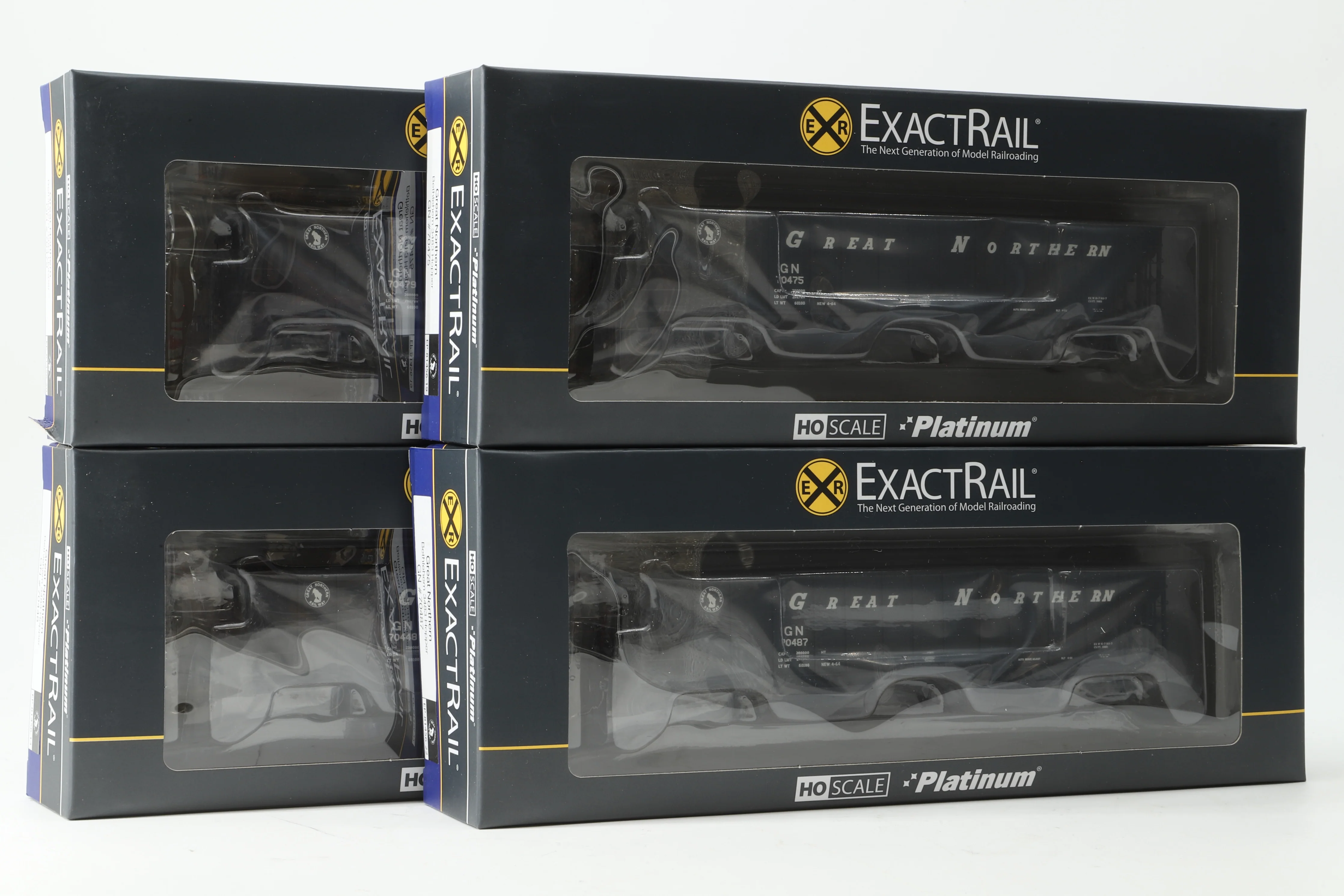 Exact Rail HO Rake Of 4 GN Bethlehem Hopper Wagons Inc. EP81456-19, 81456-22, 81456-20 & 81456-13