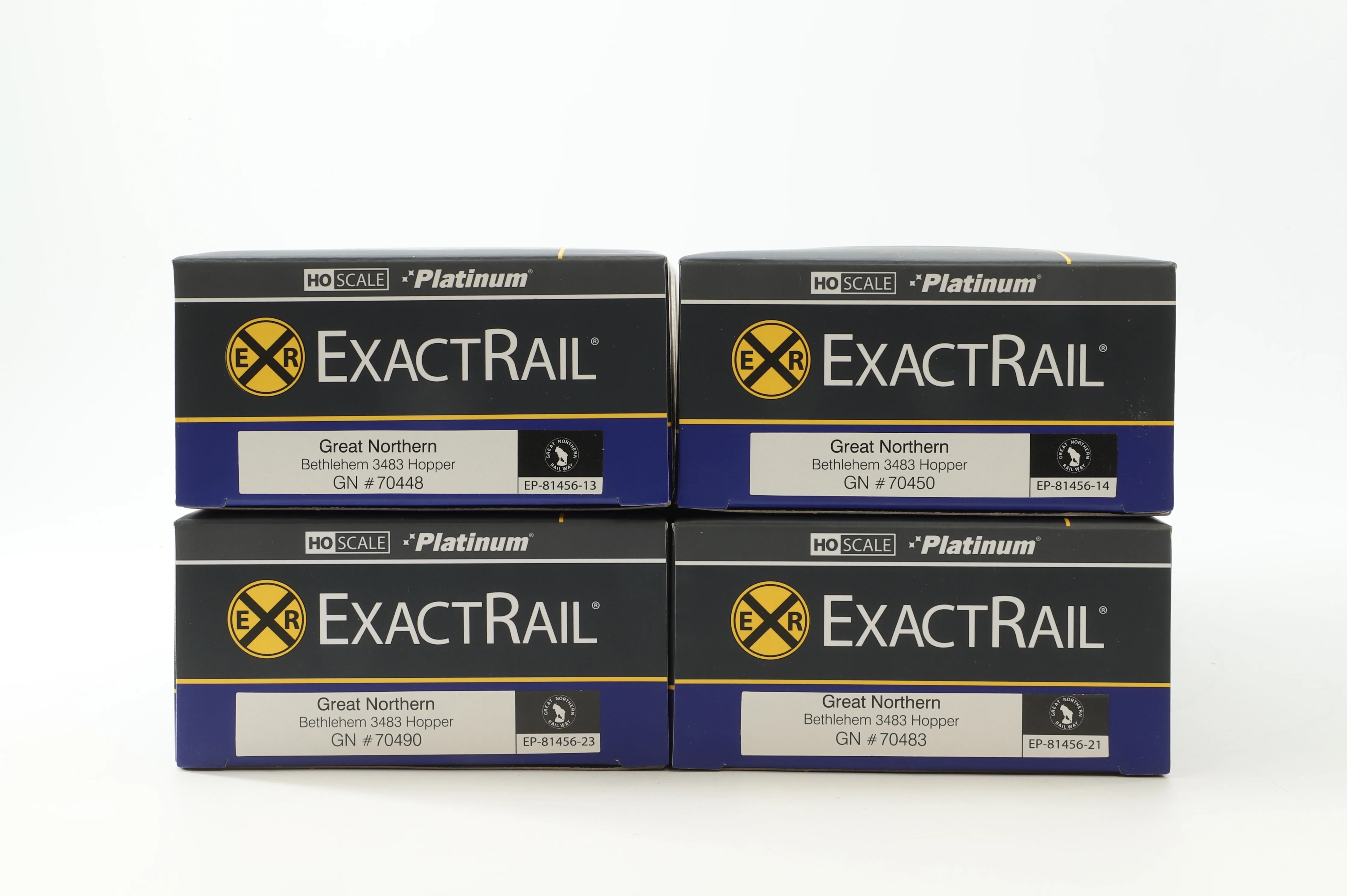 Exact Rail HO Rake Of 4 GN Bethlehem Hopper Wagons & Loads Inc. EP81456-13, 81456-21, 81456-23 & 81456-14 - Image 2