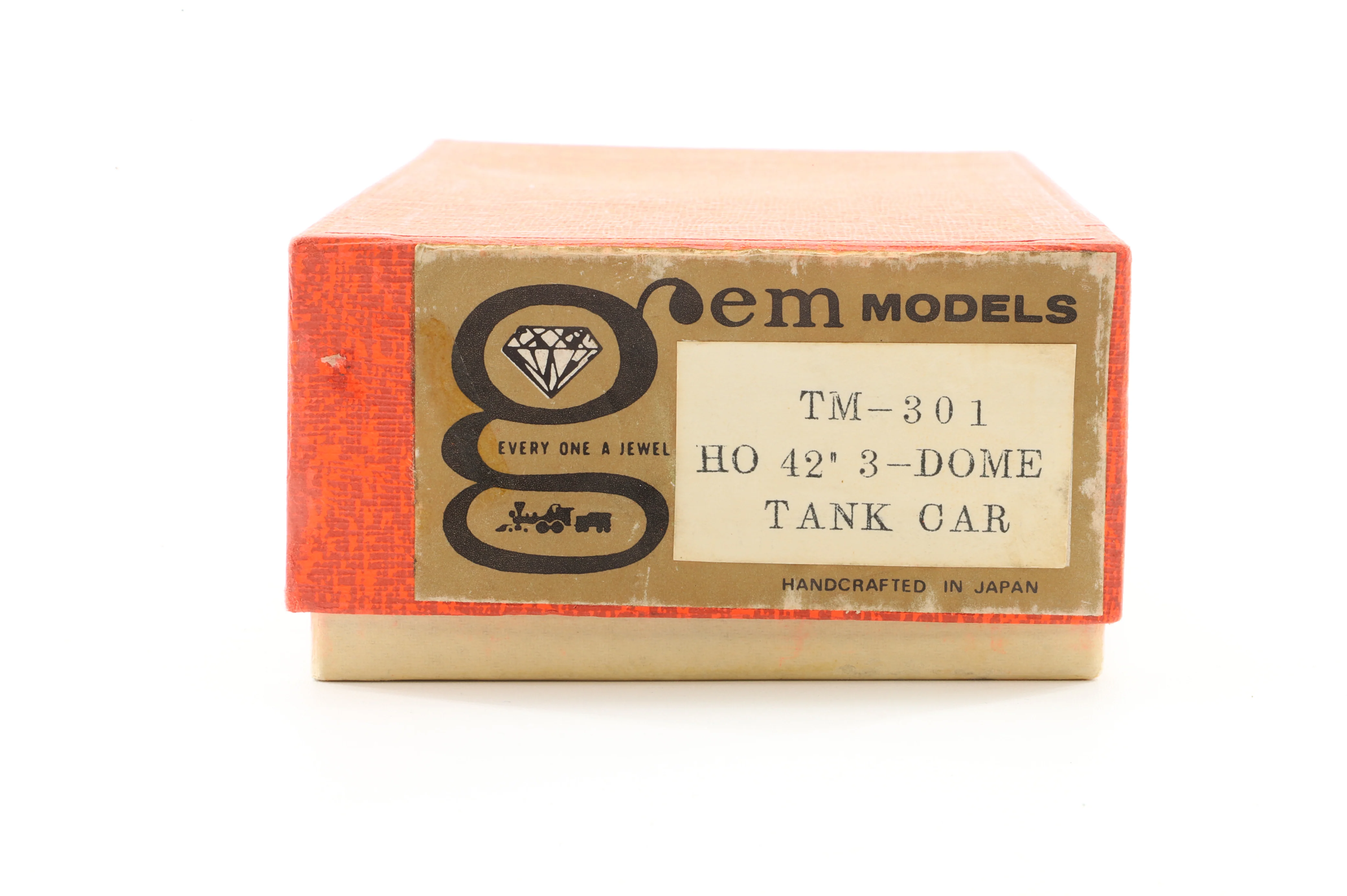 GEM Models HO Brass TM-301 Tank Car 'MAGNOLIA' 3-dome 42' Weathered - Image 6