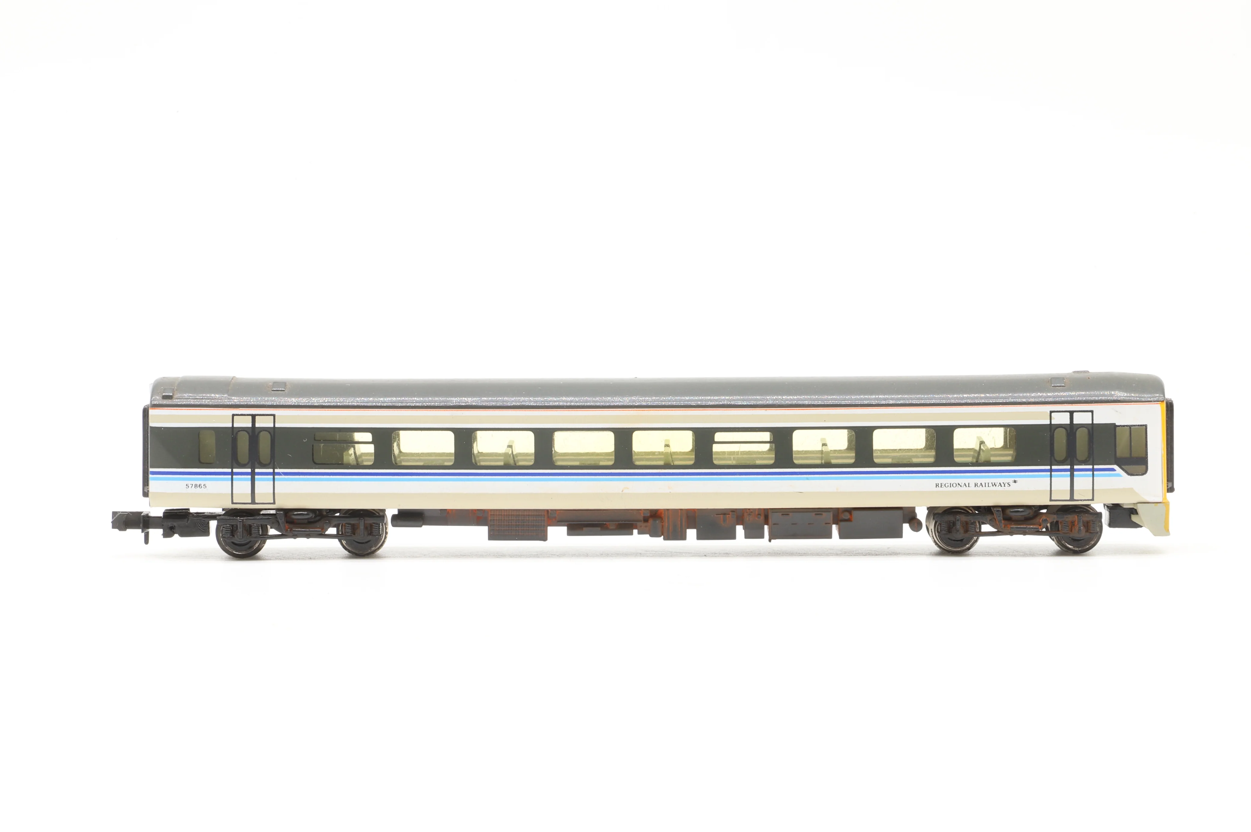 Graham Farish N 0887/8707 2x Class 158 2-Car DMU Sets in BR Regional Livery - Weathered - Image 4
