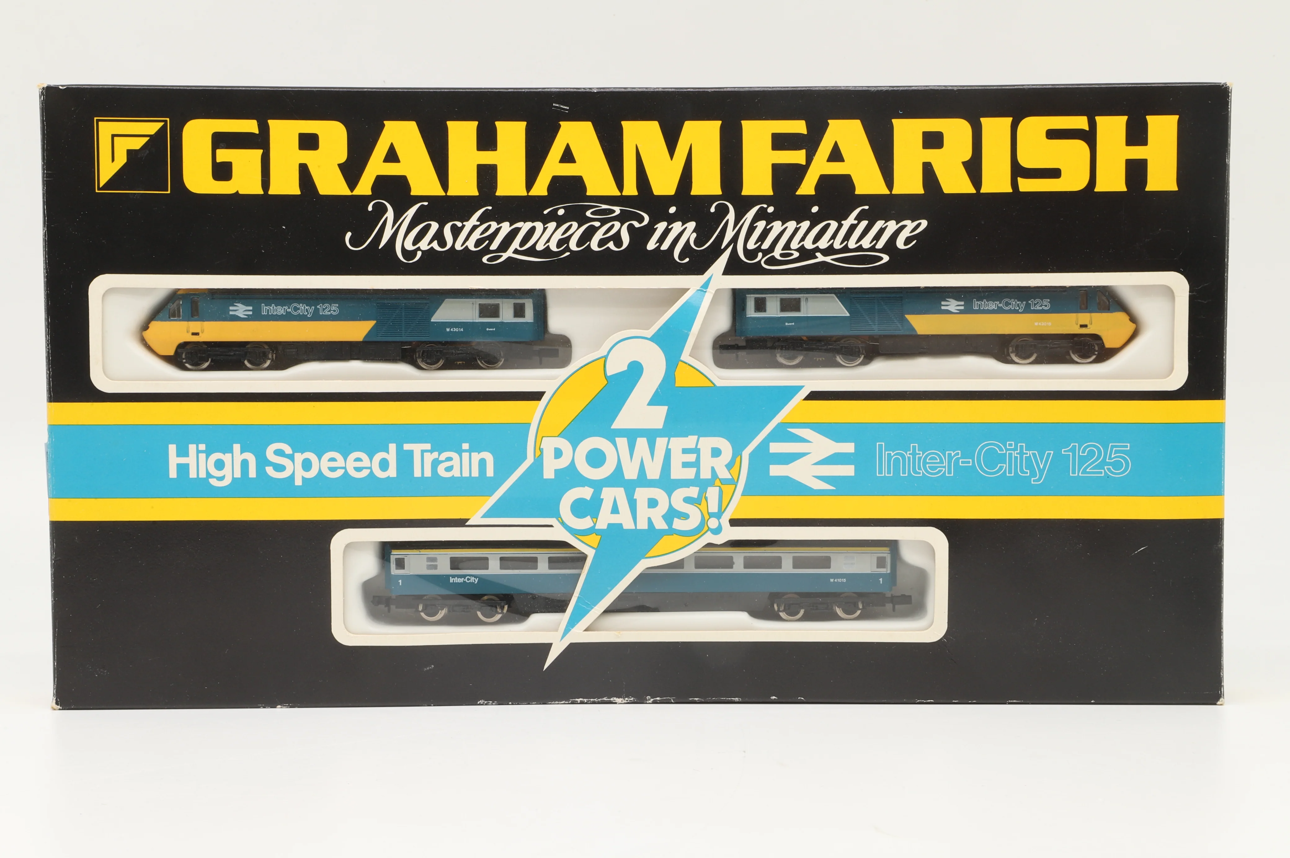 Graham Farish N 8125 Class 43 3-Car HST Set in BR Intercity 125 Livery - Image 9