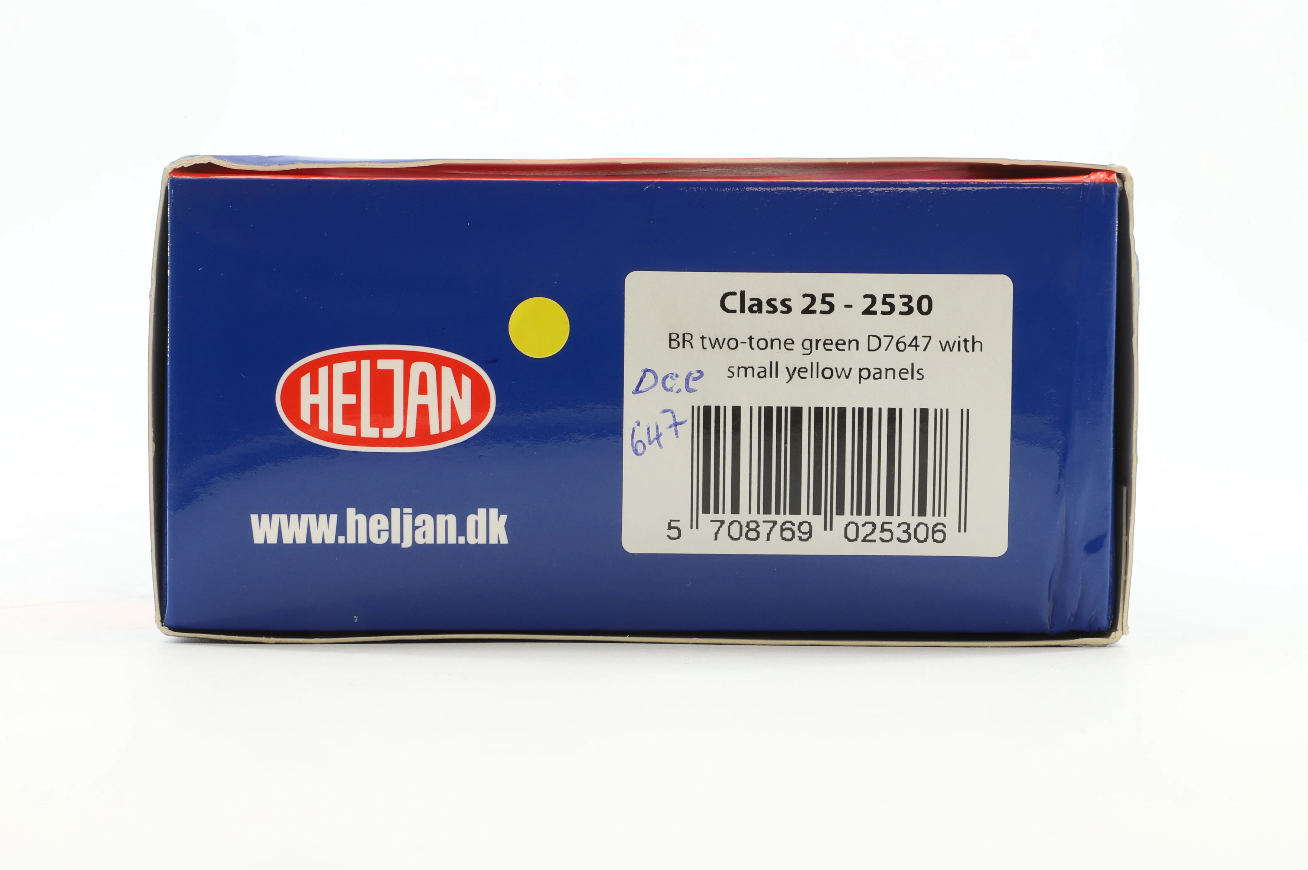Heljan OO 2530 Class 25 'D7647' BR Two Tone Green With Small Yellow Panels Weathered DCC Fitted - Image 6