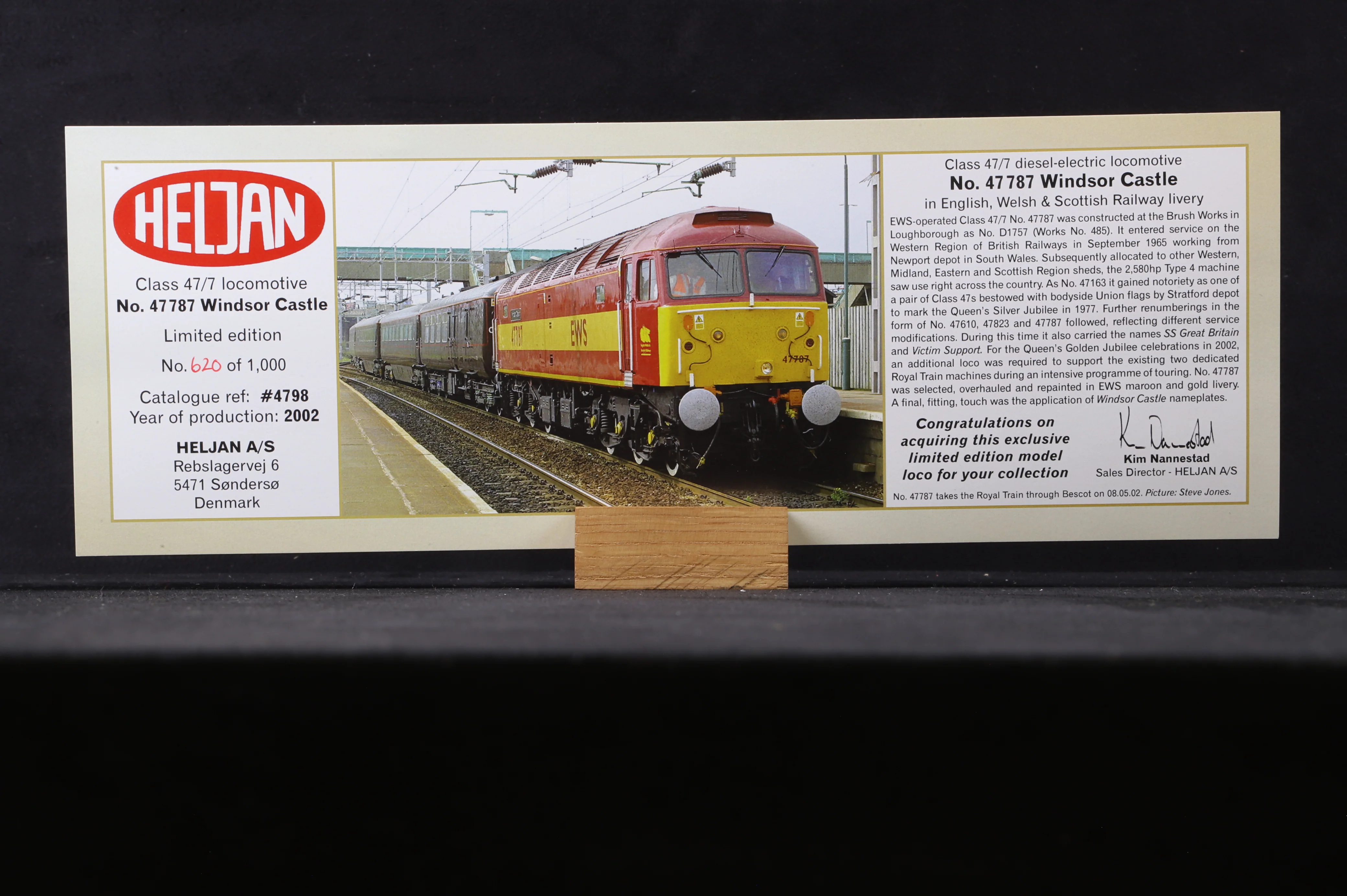 Heljan OO 4698 '47787' 'Windsor Castle', Limited Ed. 620/1000 - Image 7