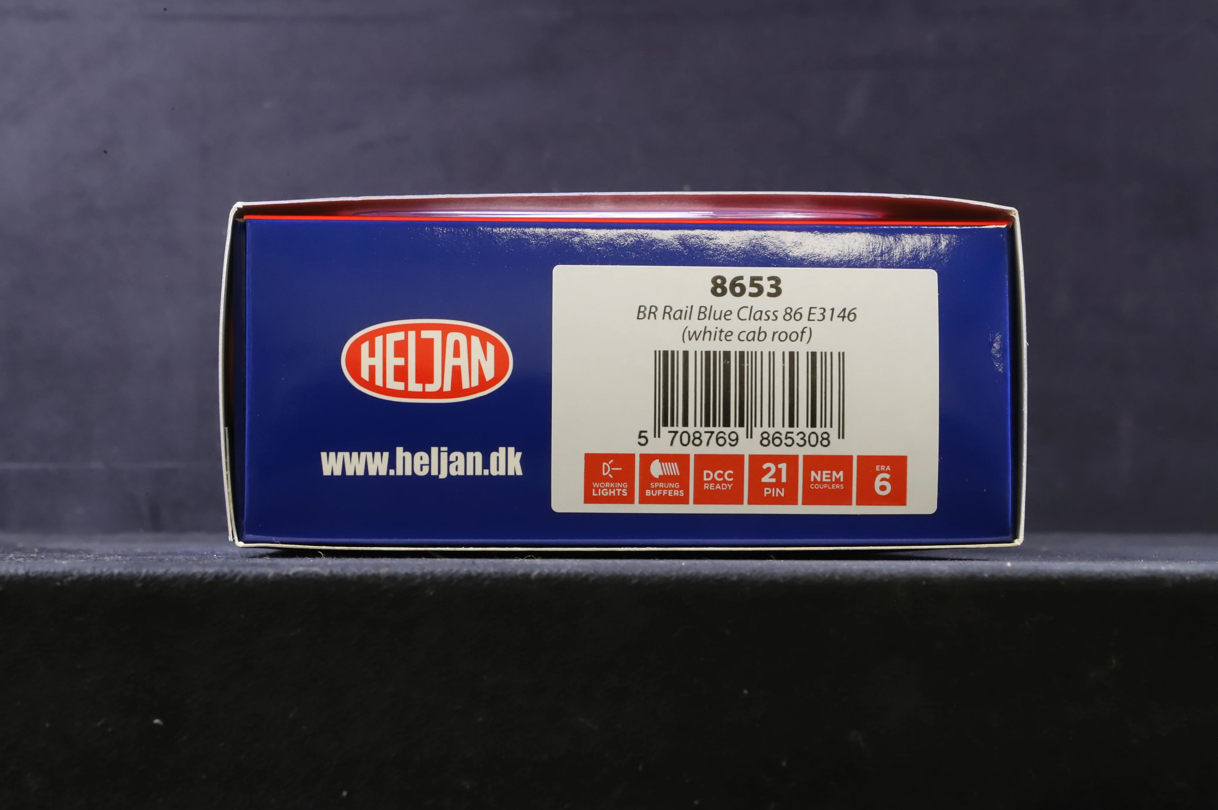Heljan OO 8653 Class 86/0 'E3146' BR Blue wWhite Cab Roof - Image 3