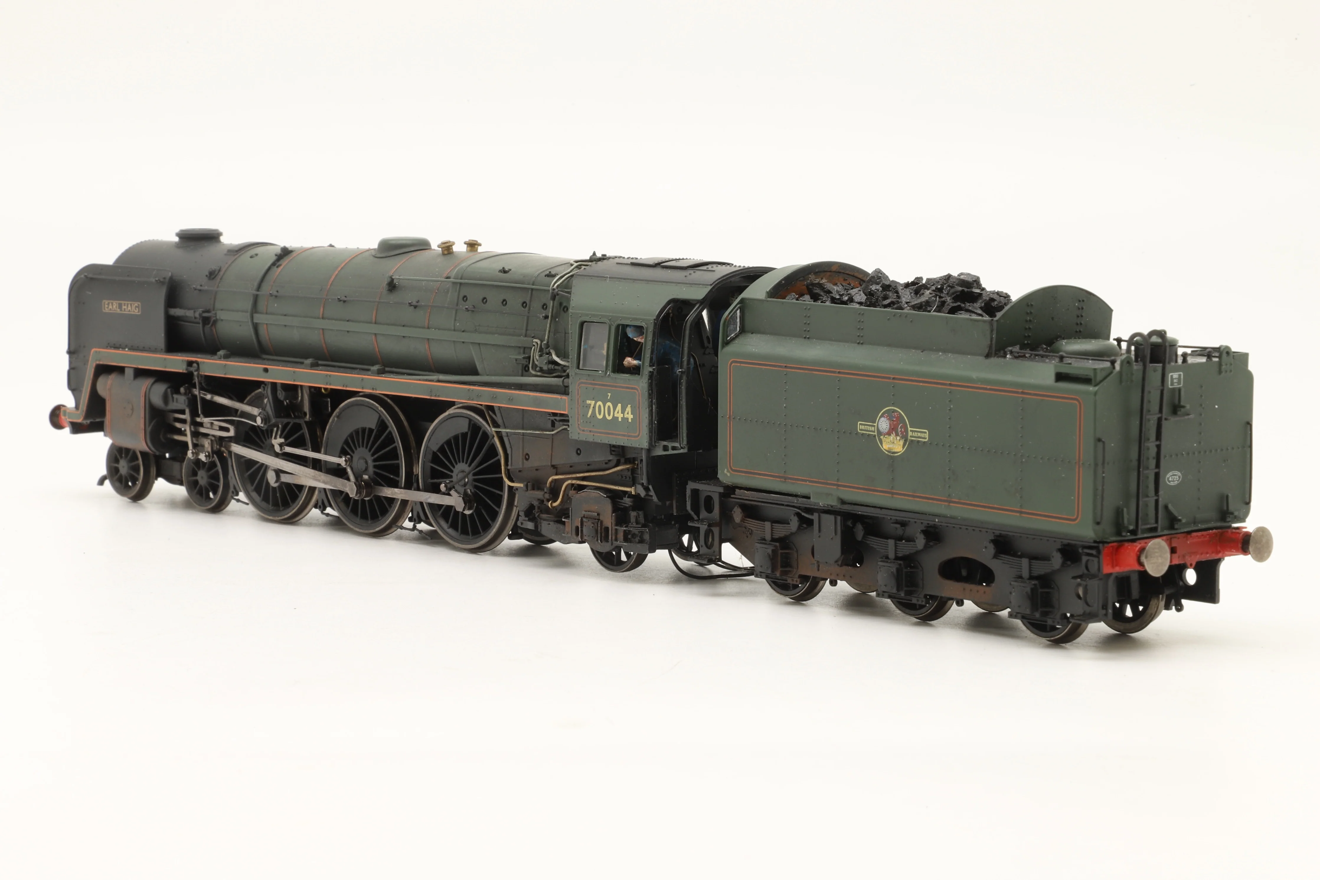Hornby OO Britannia Class '70044' 'Earl Haig' BR Lined Green L/C Weathered DCC Sound - Image 2
