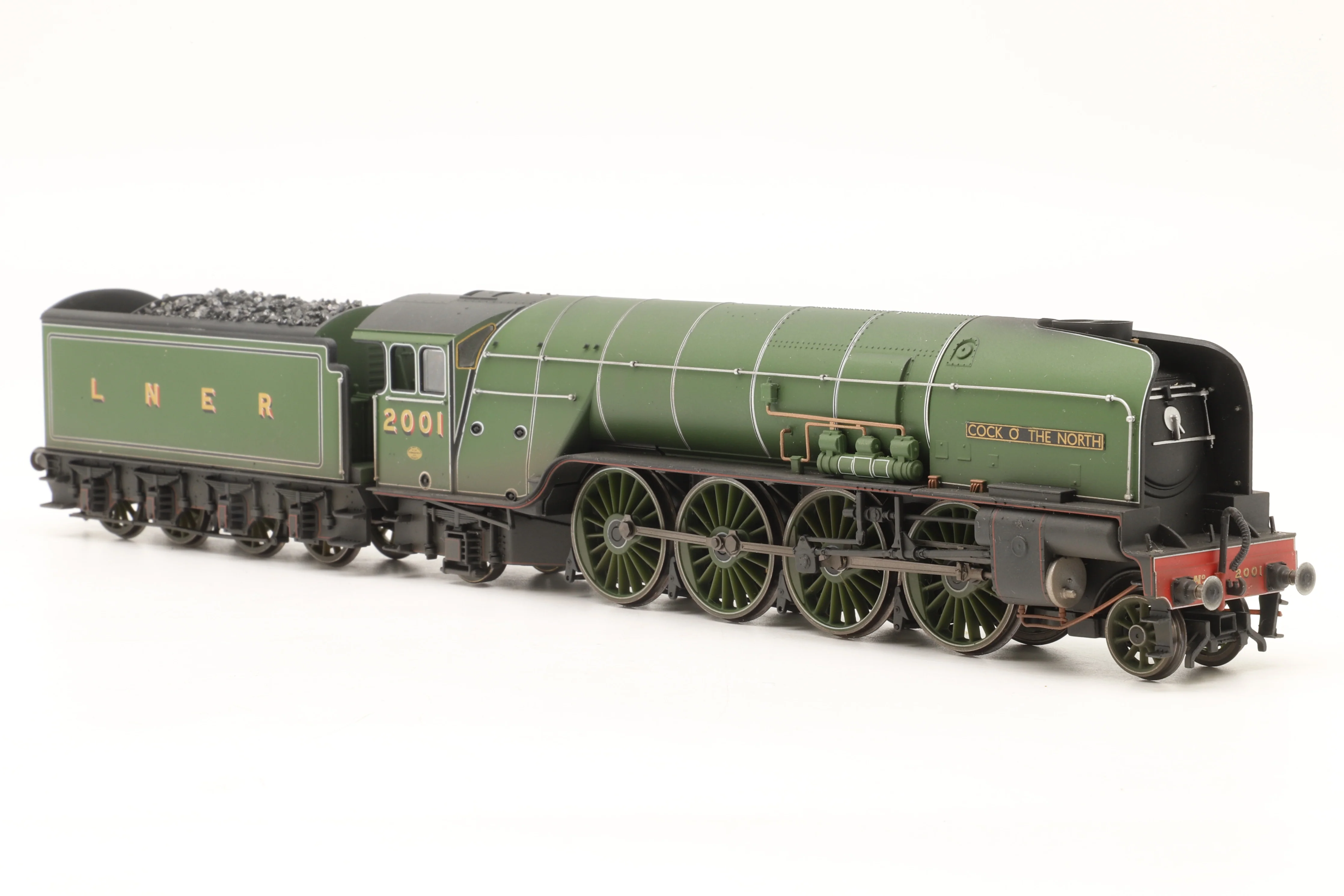 Hornby OO Class P2 LNER Green '2001' 'Cock O The North' Weathered DCC Sound
