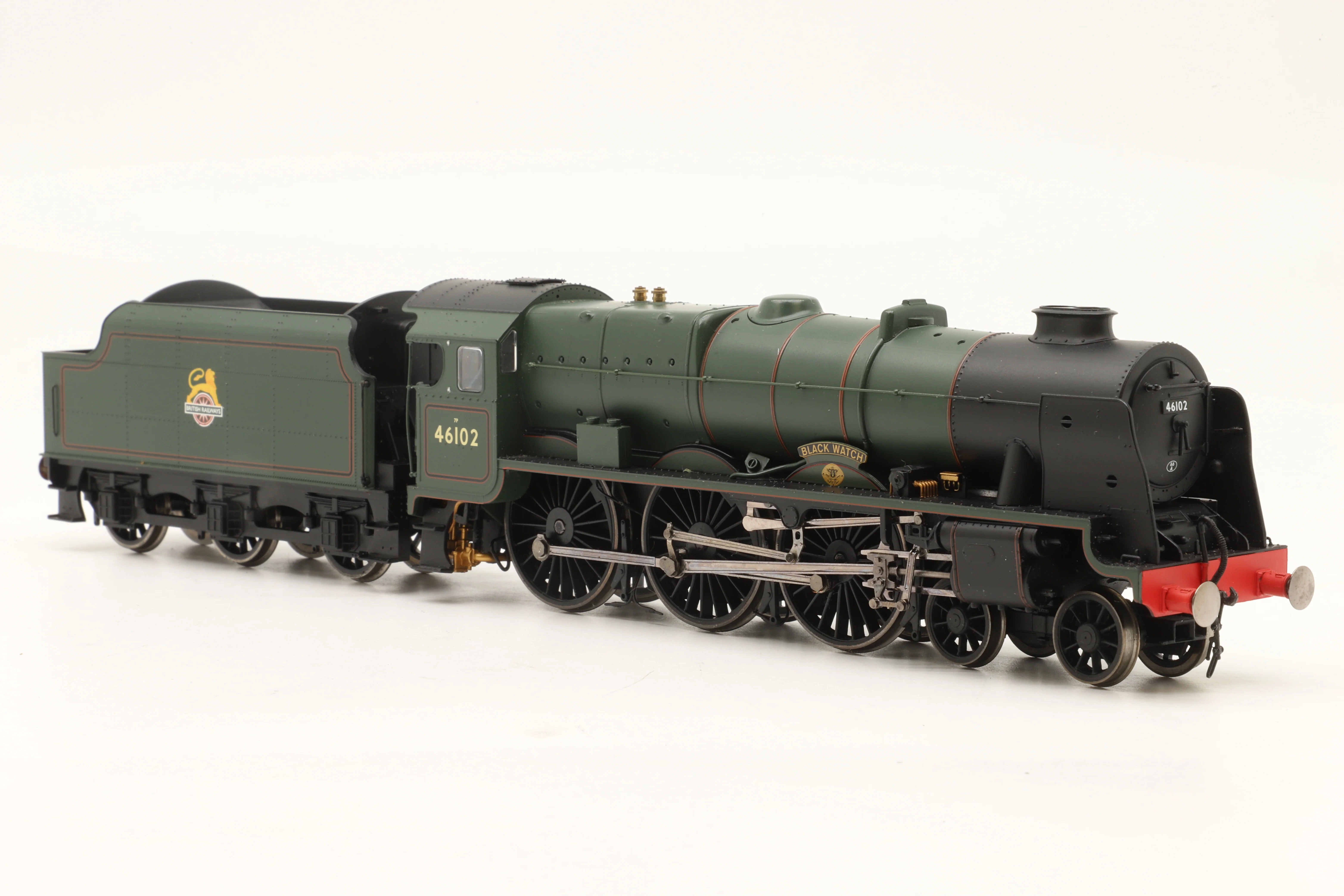 Hornby OO R2628X Royal Scot Class 7P 46102 'Black Watch' in Lined BR Green w/ Early Crests