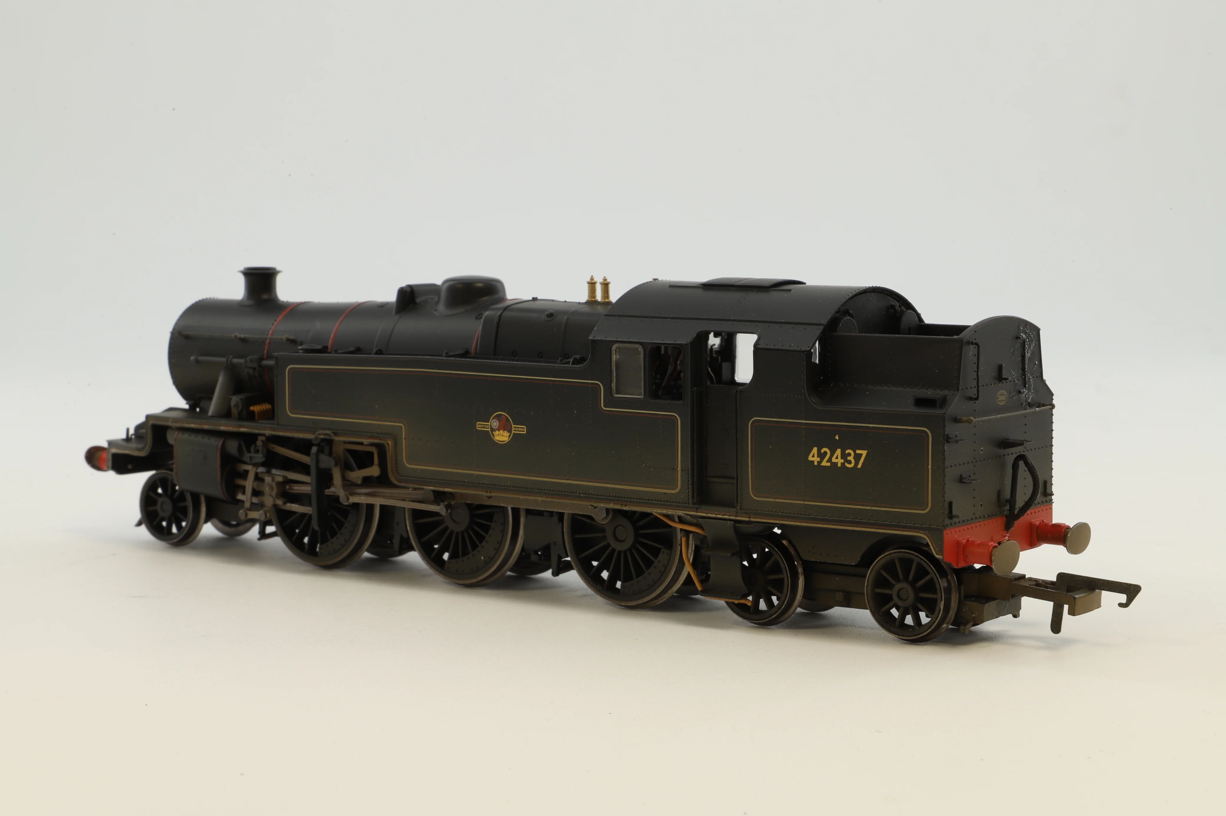 Hornby OO R2637 BR Stanier 4MT 2-6-4T Class 4P '42437' BR Lined Black L/C - Image 2