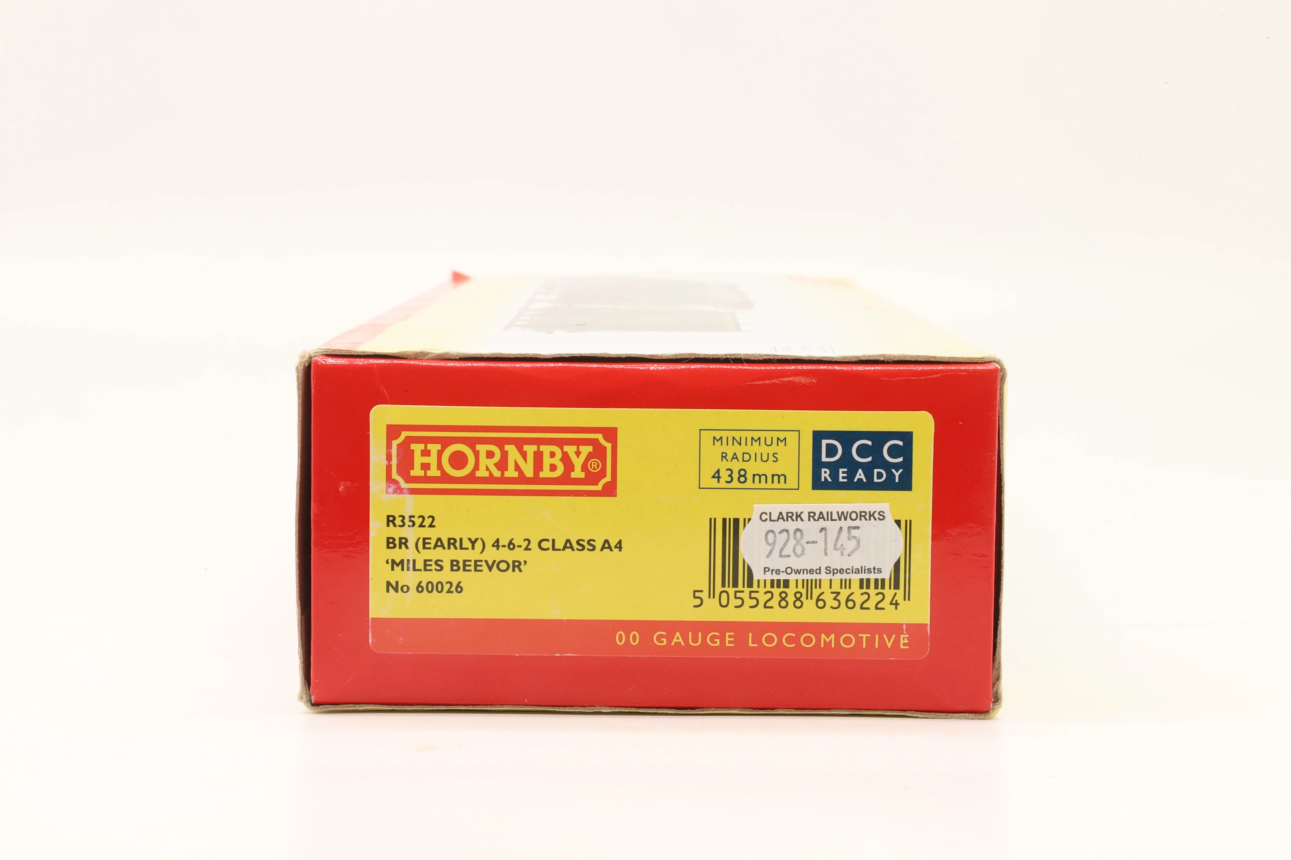 Hornby OO R3522 Class A4 '60026' 'Miles Beevor' BR Lined Green E/C DCC Sound - Image 5