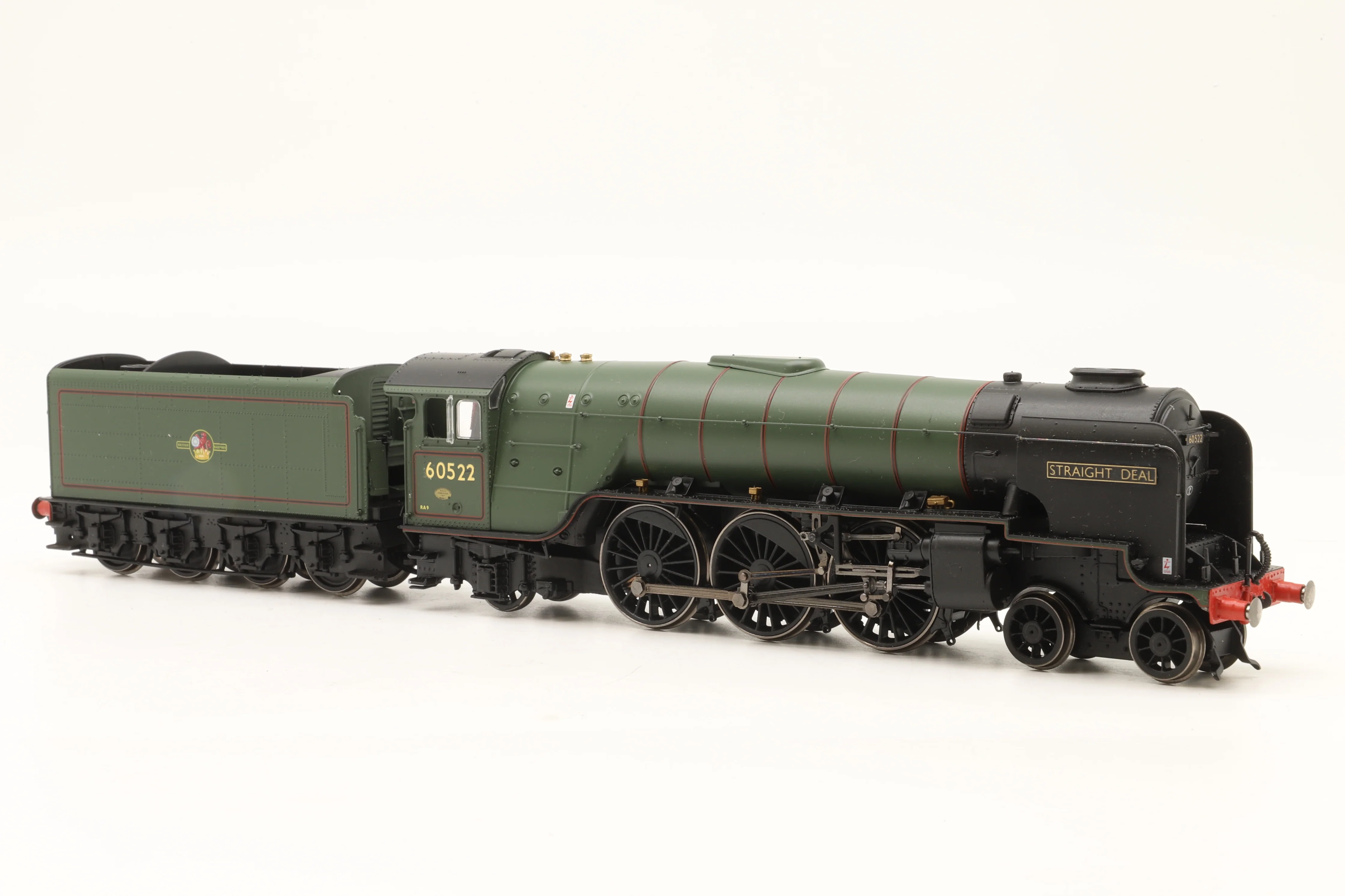 Hornby OO R3835 Thompson Class A2/3 '60522' 'Straight Deal' BR Lined Green L/C Renamed & Renumbered