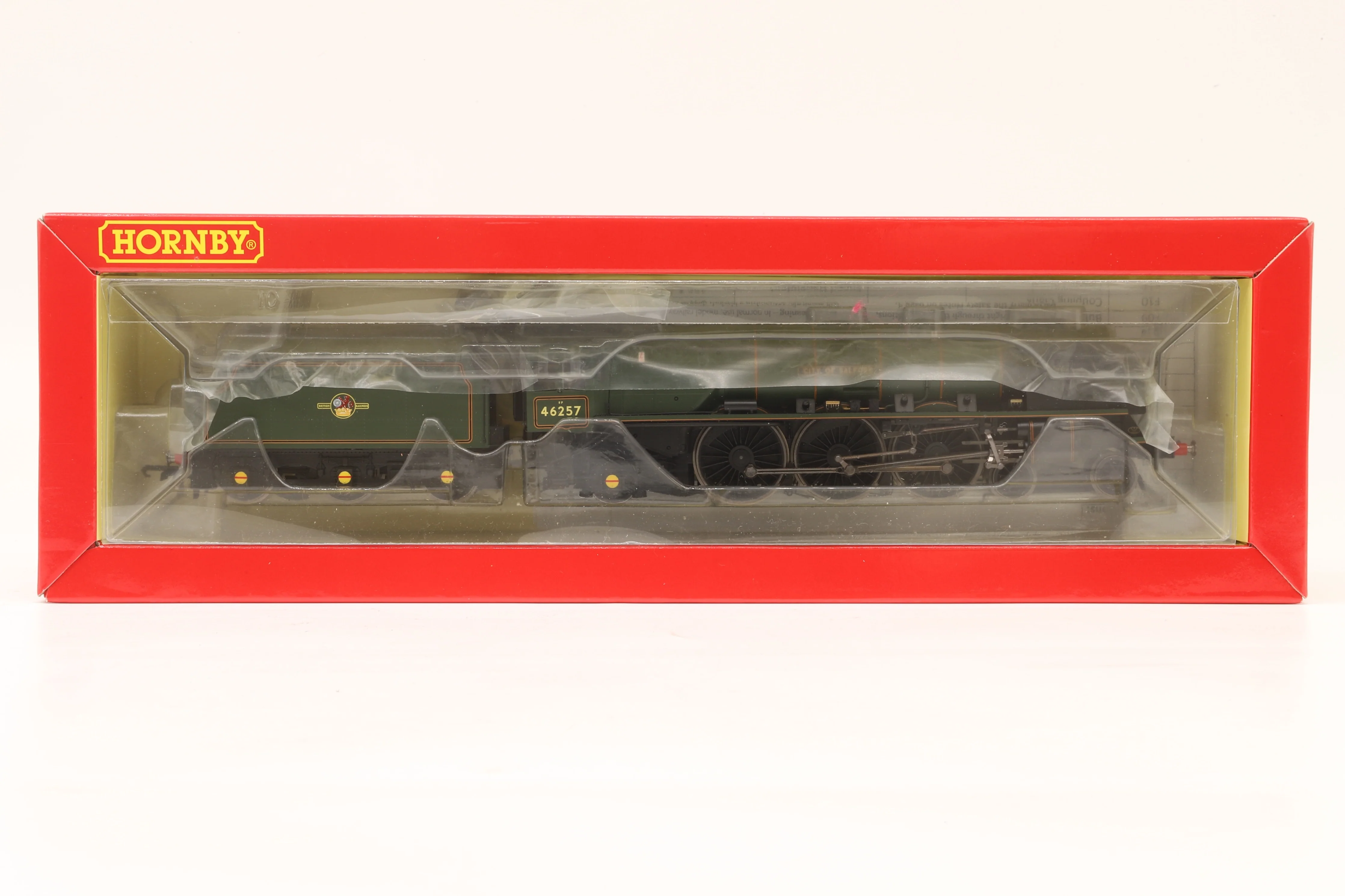 Hornby OO R3856 Princess Coronation Class '46257' 'City Of Salford' BR Lined Green L/C DCC Sound - Image 2