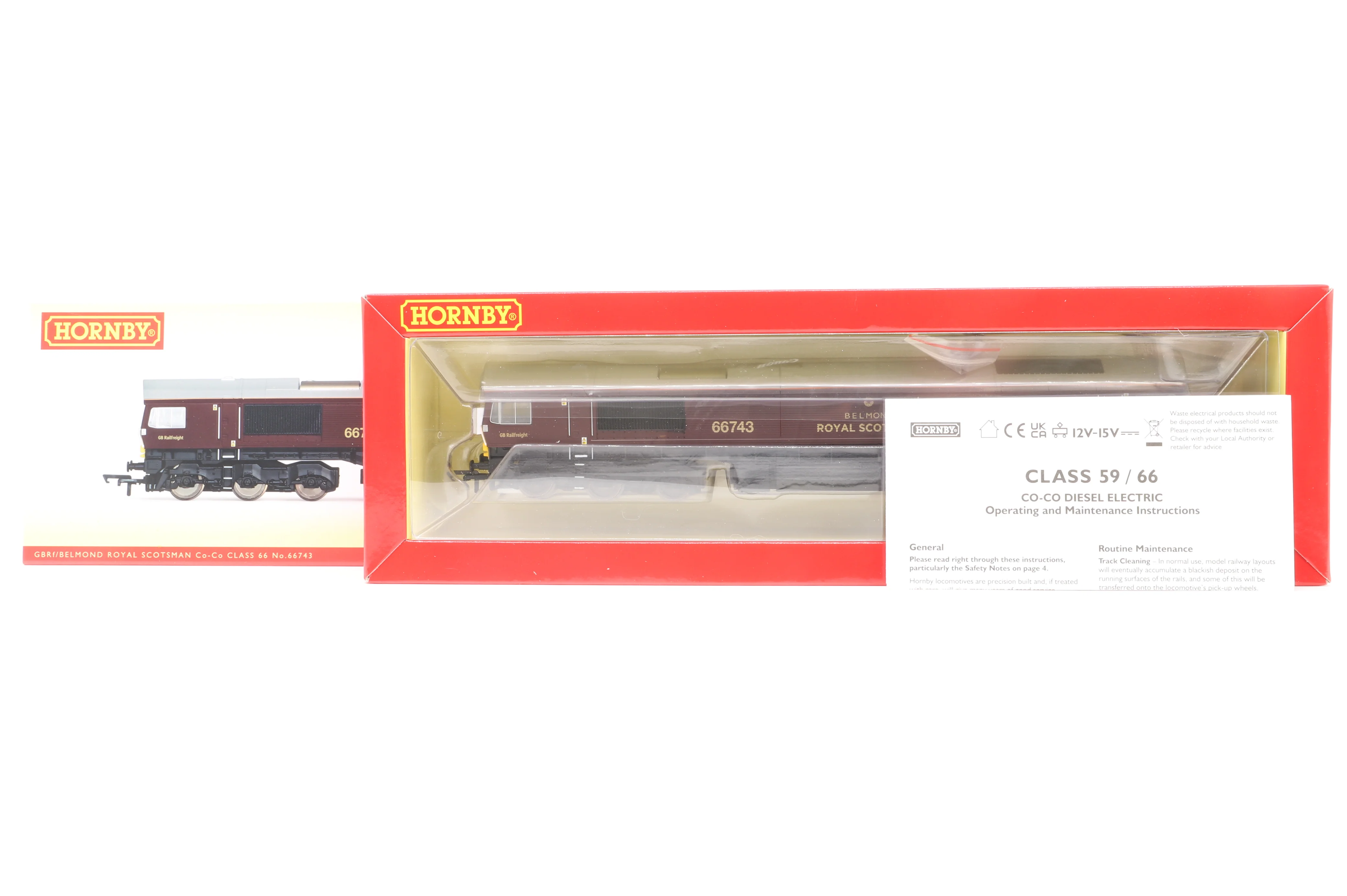 Hornby OO R3950 Class 66 '66743' Diesel Locomotive GBRf/ Belmond Royal Scotsman - Image 2