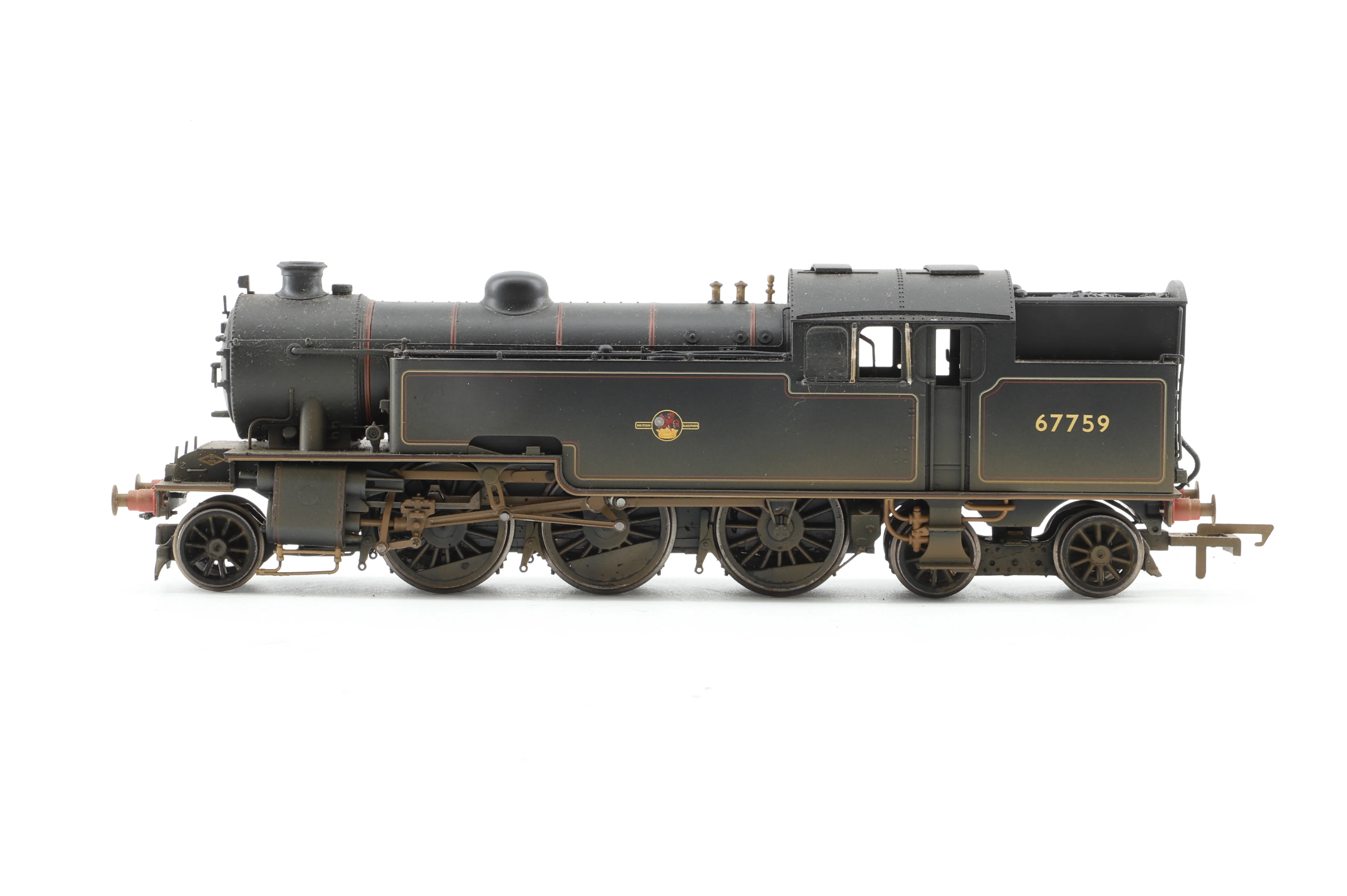 Hornby OO R3007 Class L1 Thompson BR Black LC '67759', Weathered - Image 2