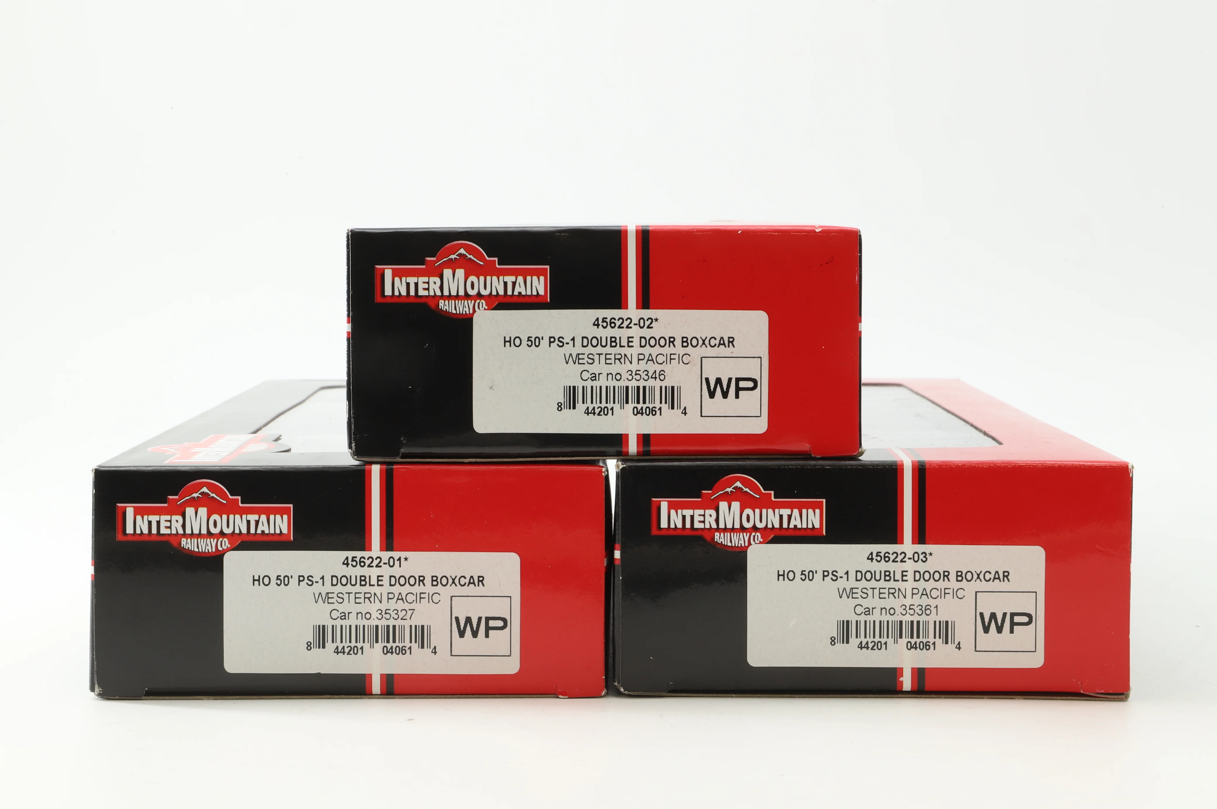 Intermountain HO Rake Of 3 50' PS-1 Double Door Box Cars Inc. 45622-01, 45622-02 & 45622-03 - Image 2