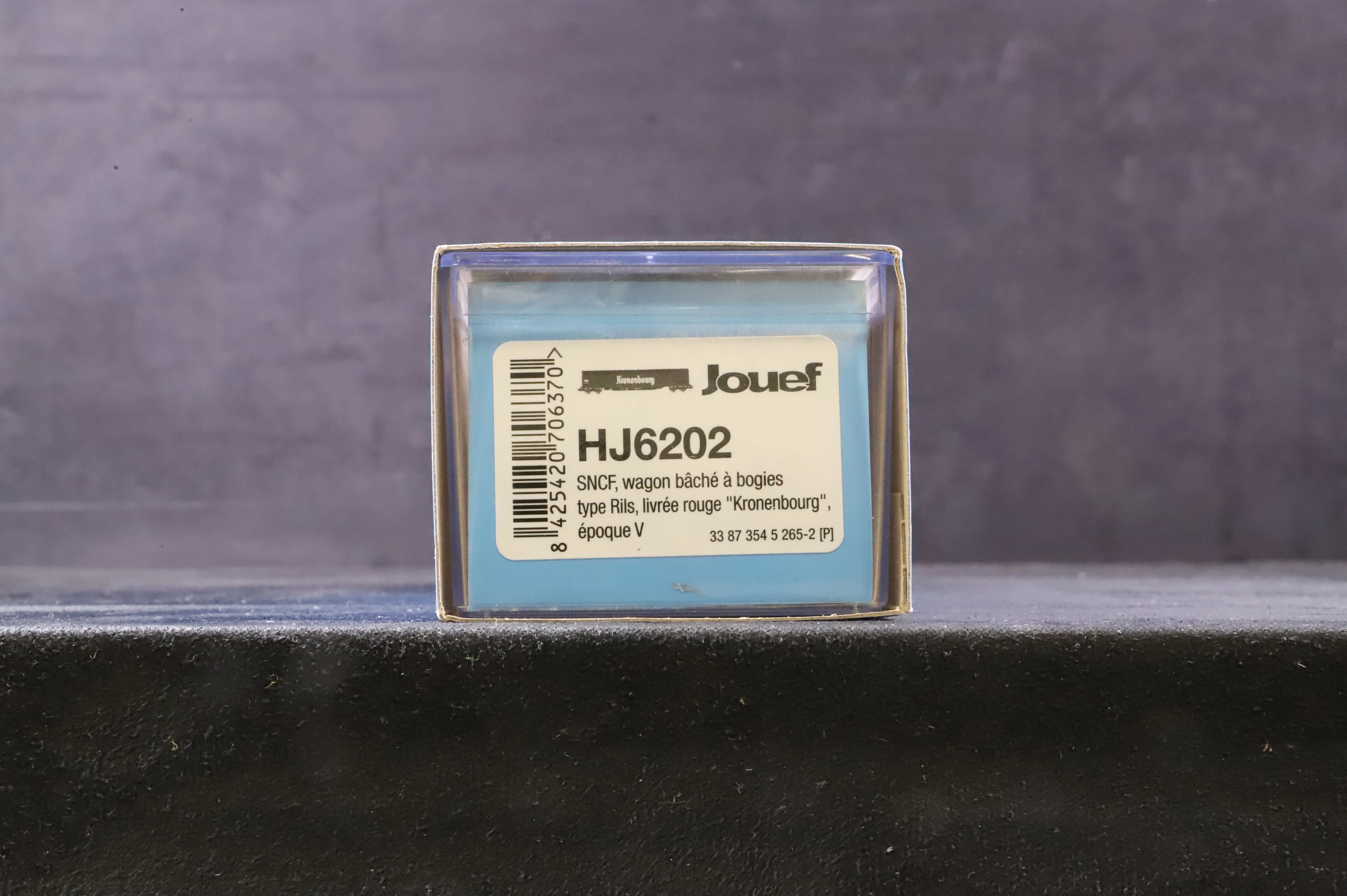 Jouef HO HJ6202 SNCF Tarp Red Wagon - Image 2