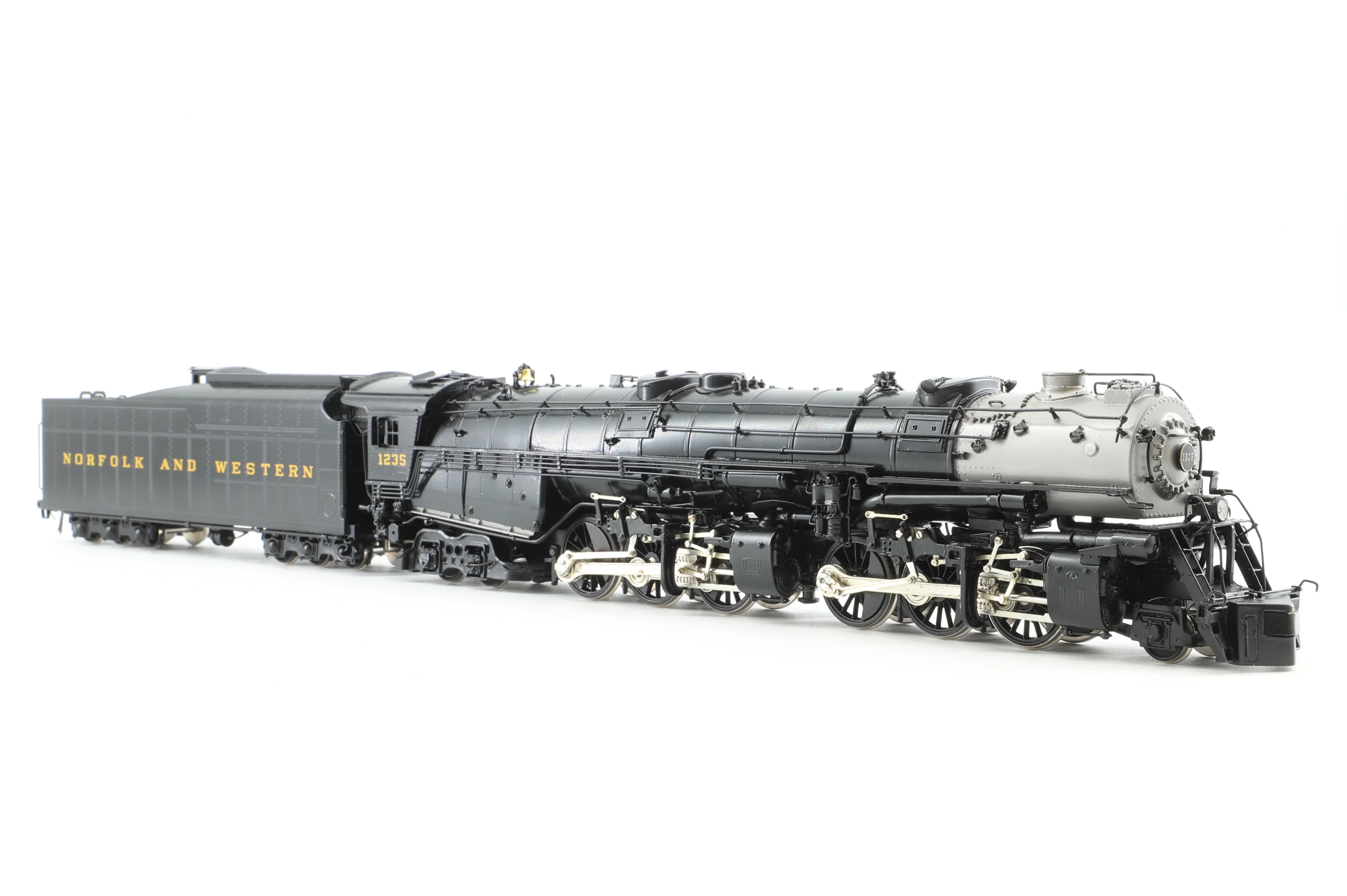 Key HO Brass Steam Locomotive 'A' '1235' N&W Ex Lutz Paulsen