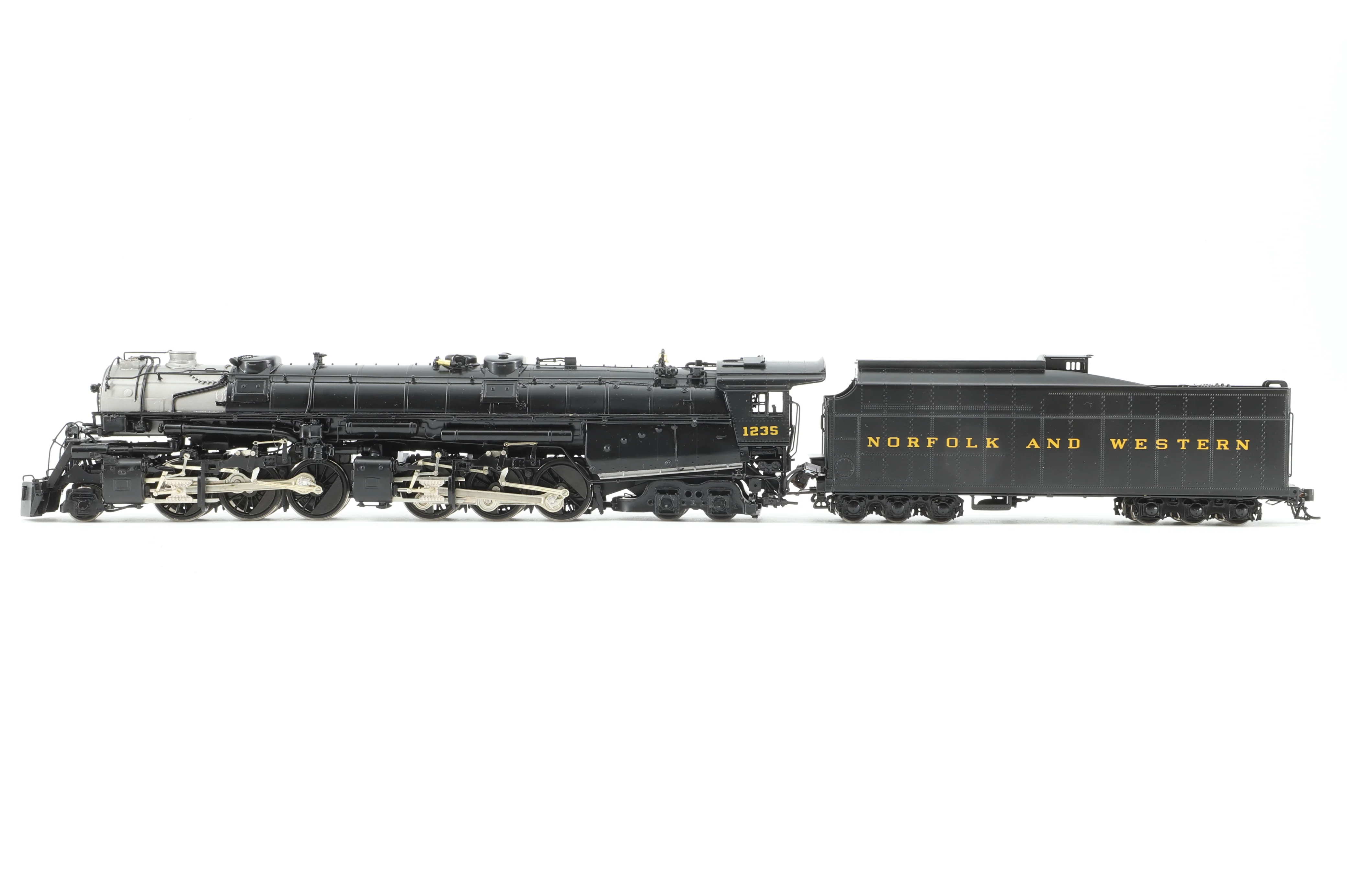 Key HO Brass Steam Locomotive 'A' '1235' N&W Ex Lutz Paulsen - Image 3