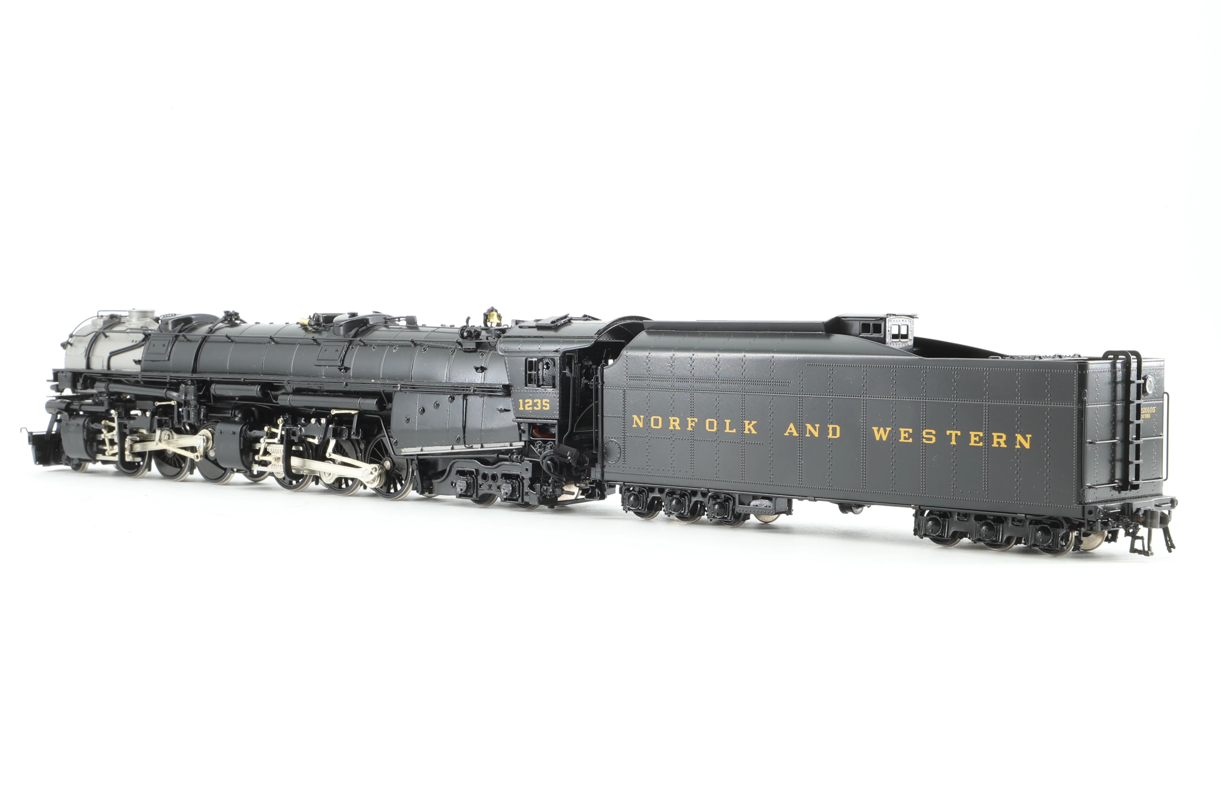 Key HO Brass Steam Locomotive 'A' '1235' N&W Ex Lutz Paulsen - Image 4