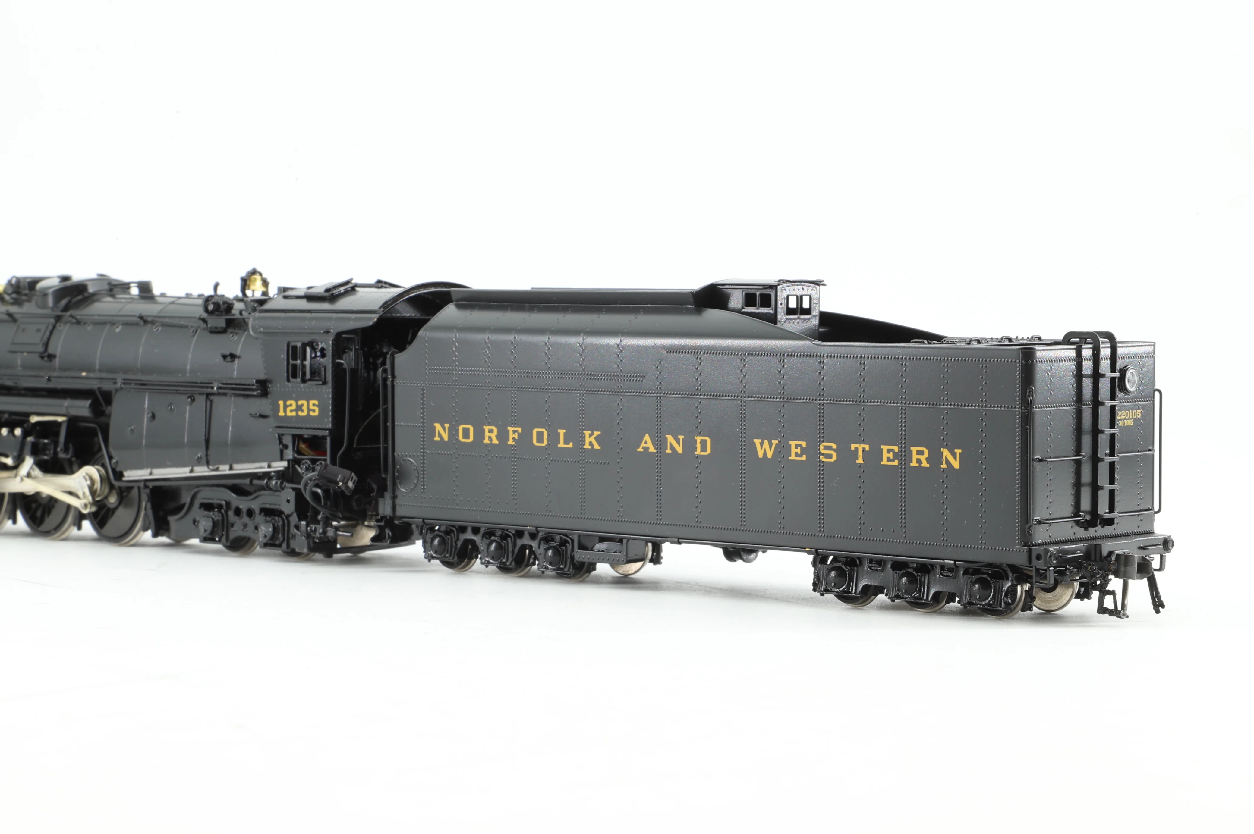Key HO Brass Steam Locomotive 'A' '1235' N&W Ex Lutz Paulsen - Image 5