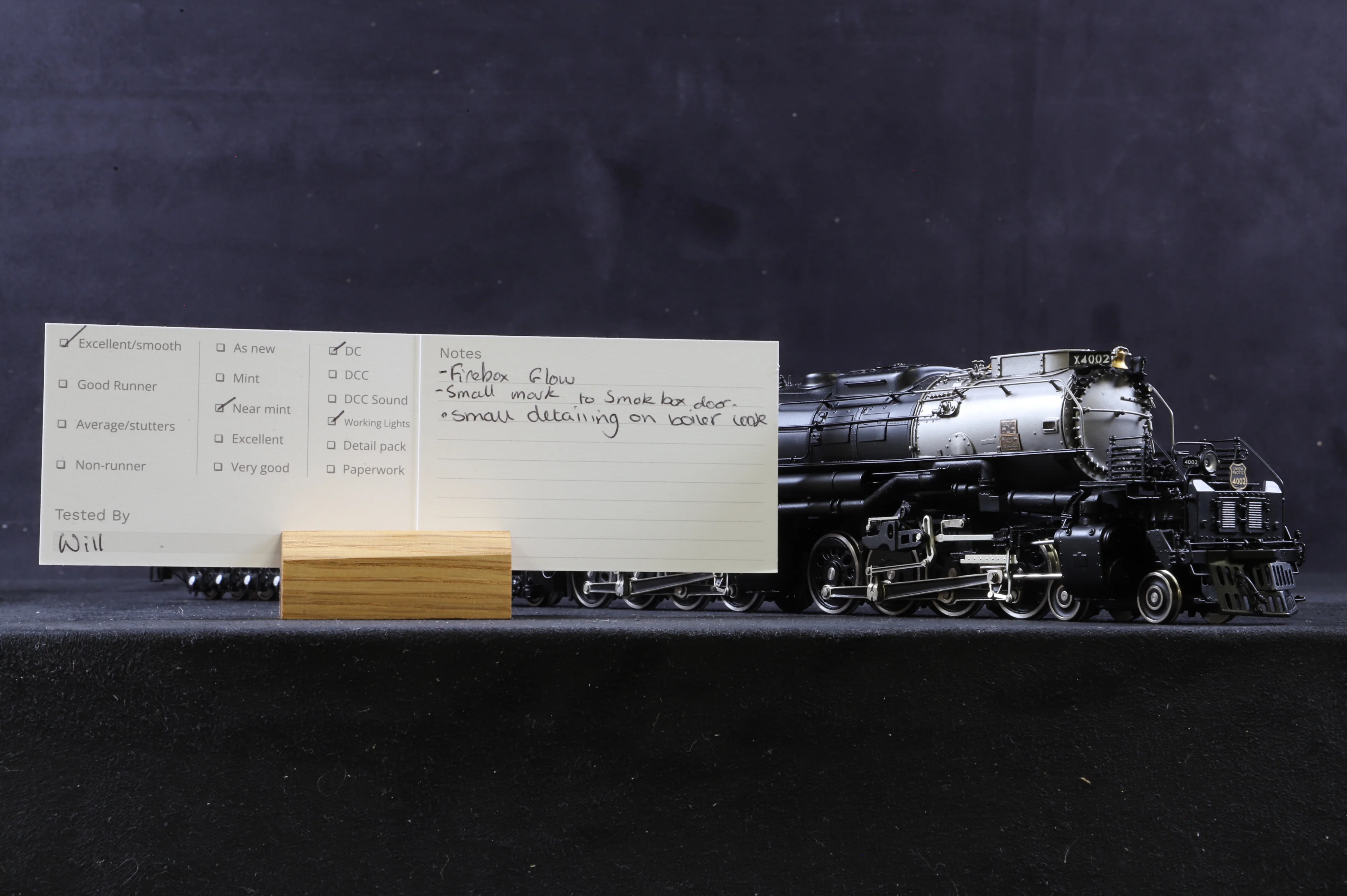Key Imports HO Brass 4000 UP Big Boy 4-8-8-4 '4002' Steam Locomotive - Image 5