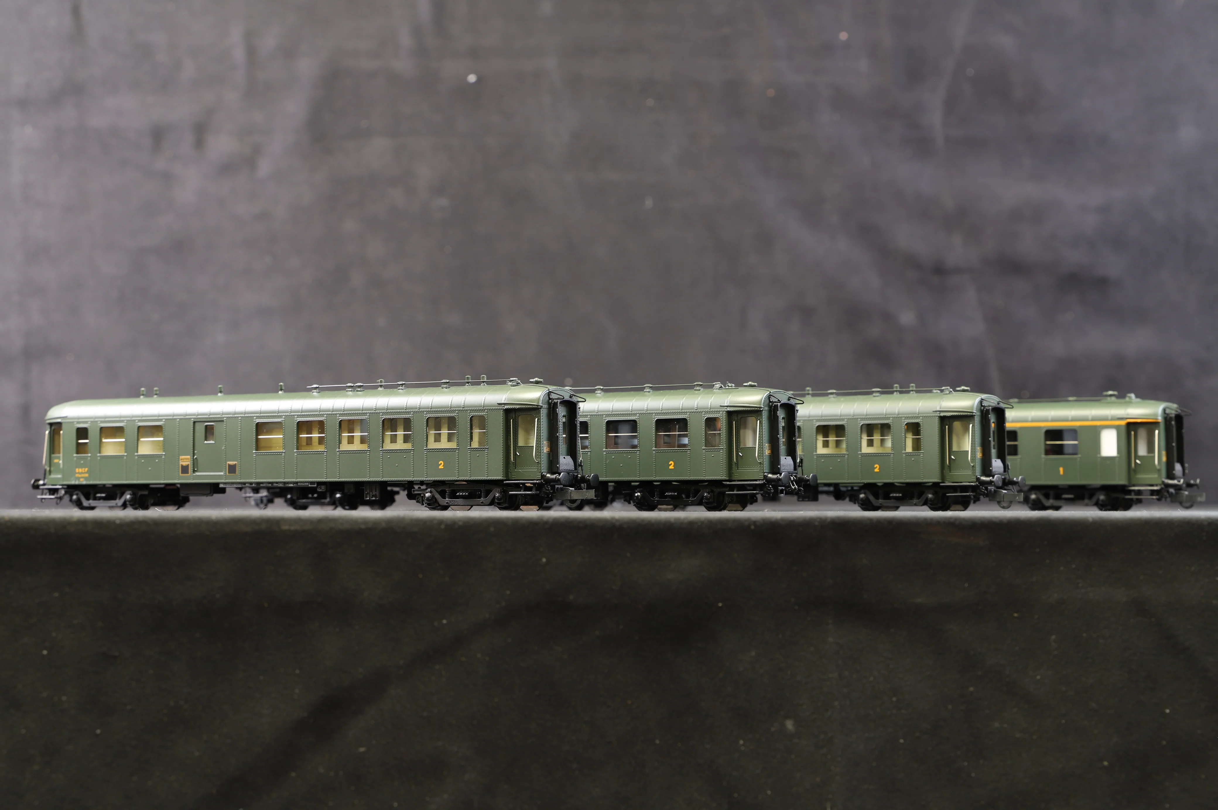 Lemaco HO 115 Brass Prestige Models Coffret Voitures O.C.E.M 1960 Coaches