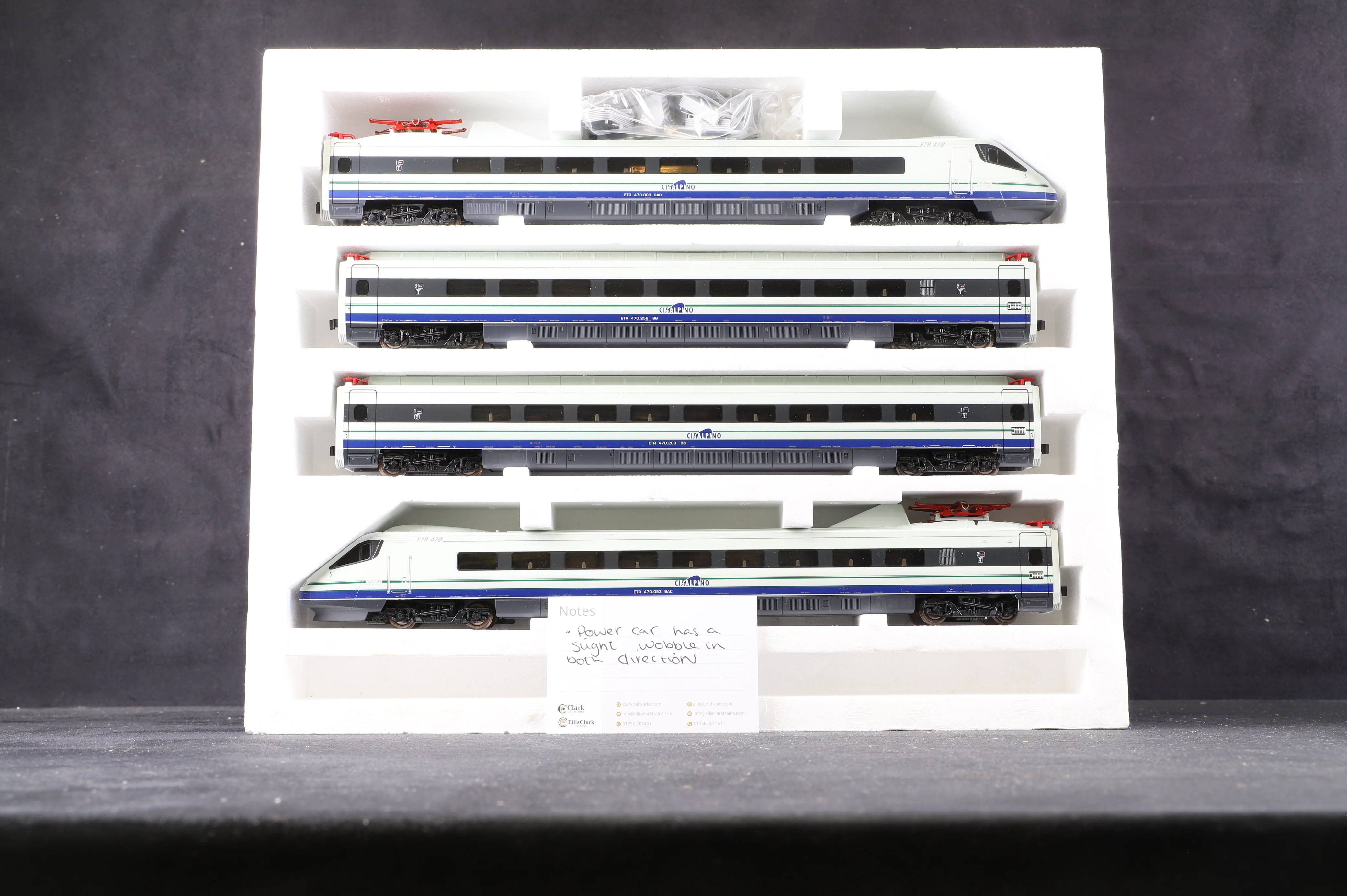 Lima HO ETR 470 Cisalpino Train, Inc. L149719, L149939 & 39-1, L149940 & 40-1 - Image 4