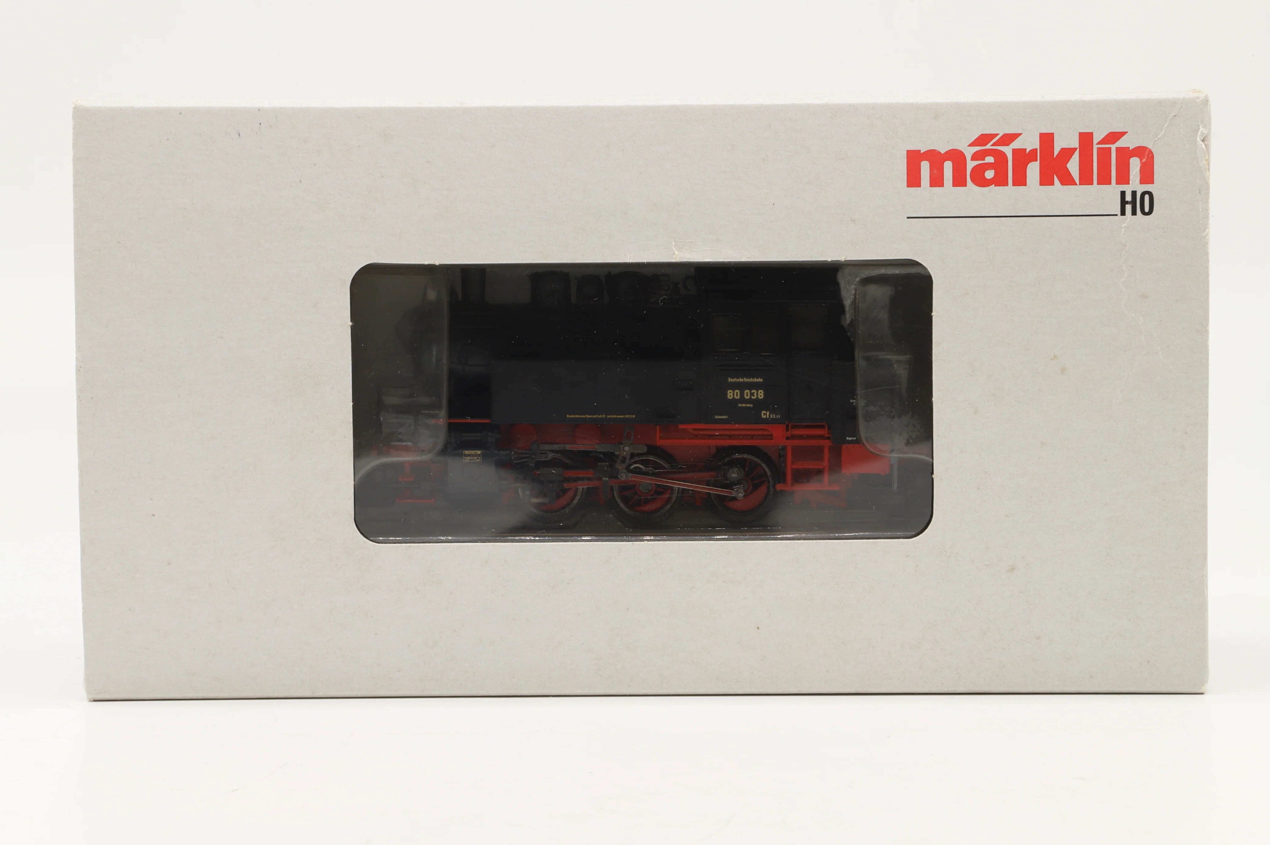 Marklin HO 37043 BR 80 038 Steam Locomotive DRG 3 Rail MFX Sound