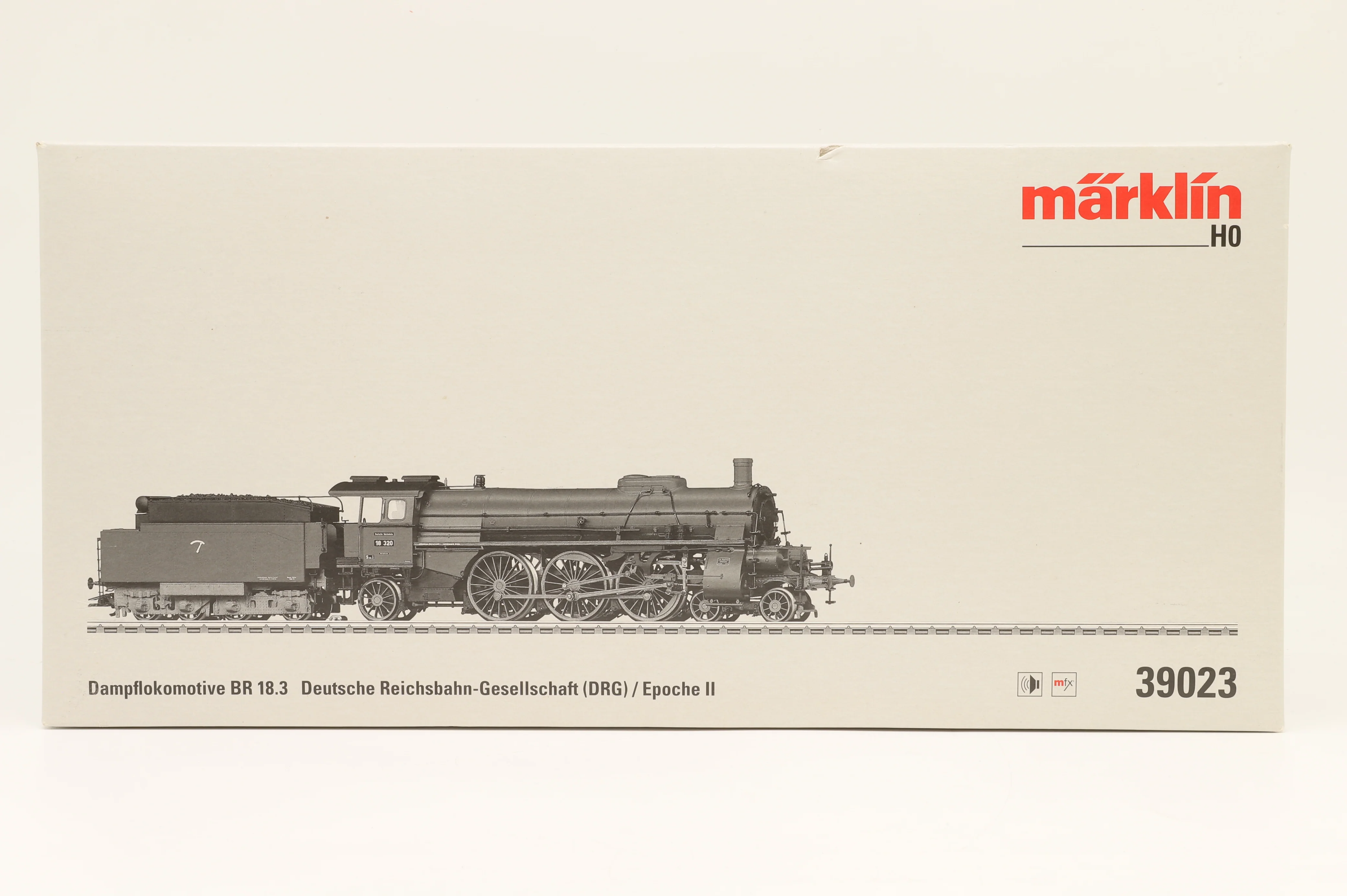 Marklin HO 39023 DRG Class 18.3 Steam Locomotive, 3-Rail, MFX Sound - Image 2